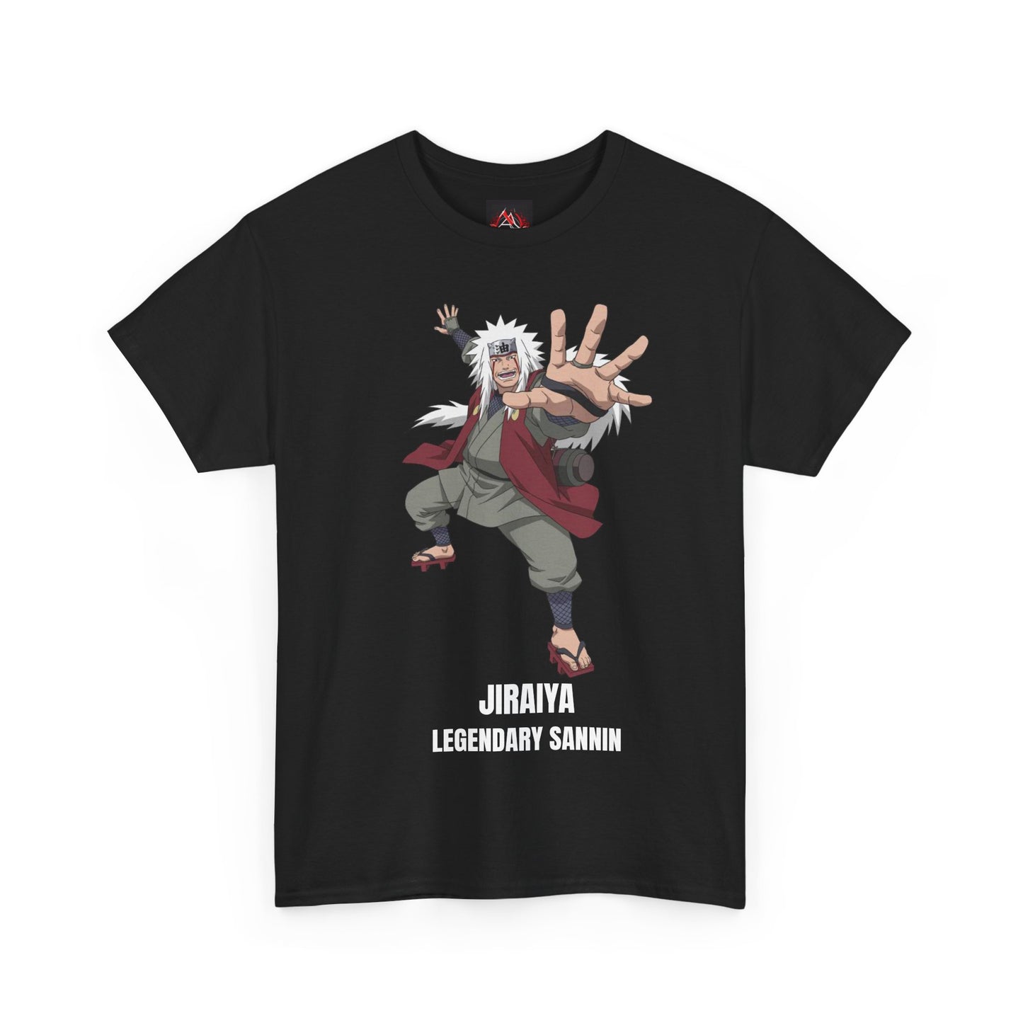 Naruto Shippuden - Jiraiya Legendary Sannin Multiple Colours Unisex Heavy Cotton T-Shirt - Anime Fan Apparel