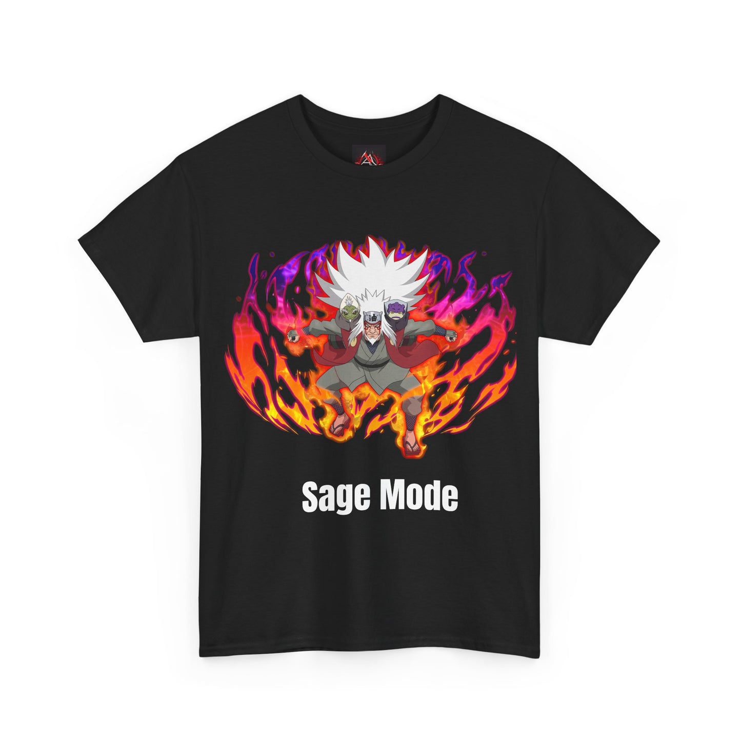 Naruto Shipuden - Sage Mode Jiraiya Multiple Colours Unisex Heavy Cotton T-Shirt