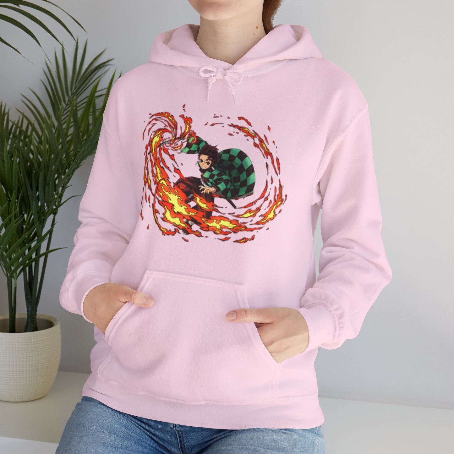 Demon Slayer - Tanjiro using Scorching Rising Sun Attack Unisex Multiple Heavy Blend