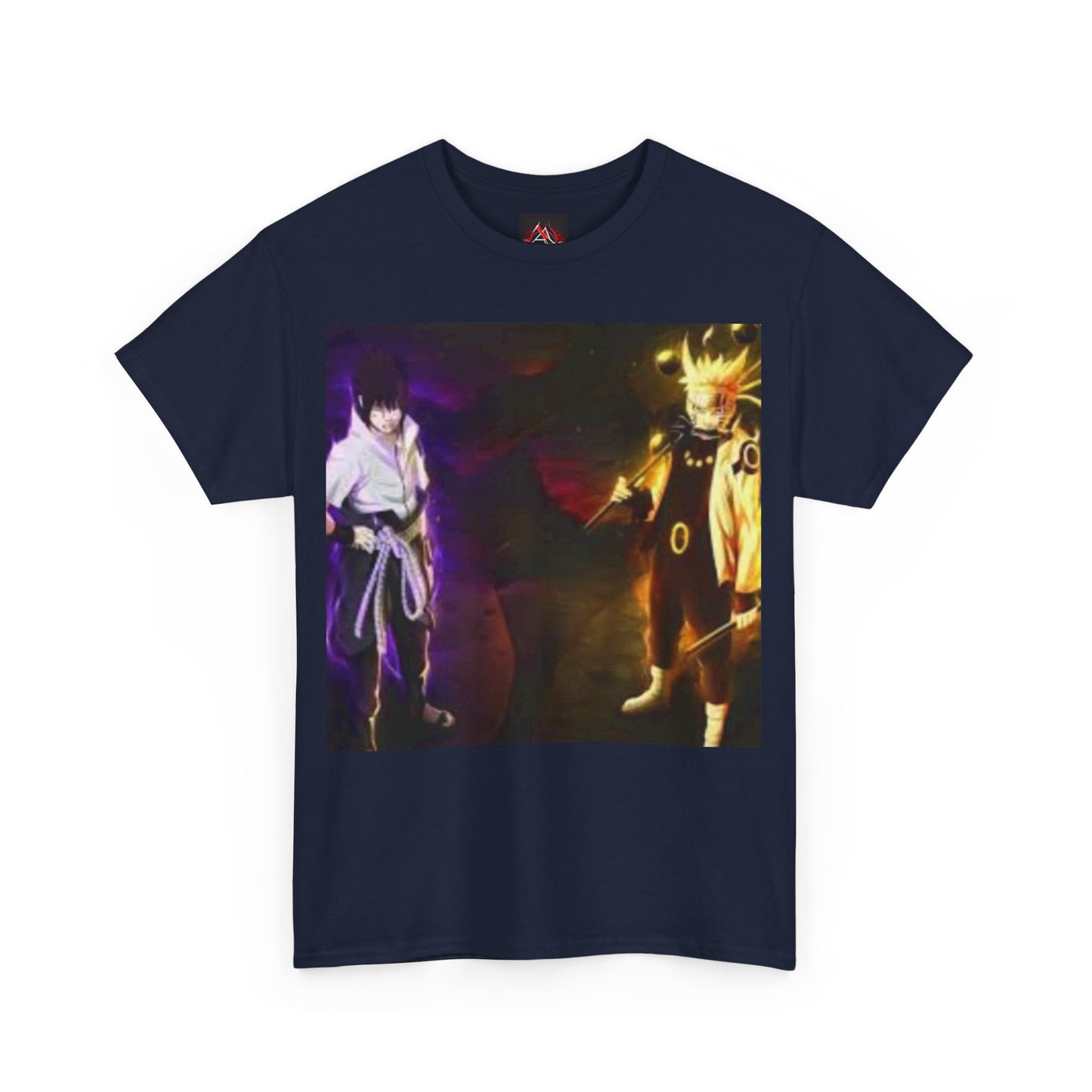 Naruto Shippuden - Naruto & Sasuke Full Power Unisex Heavy Cotton T-Shirt