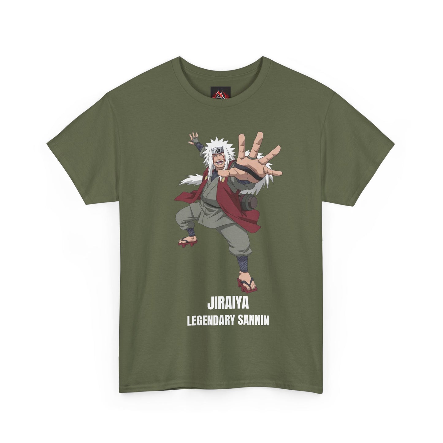 Naruto Shippuden - Jiraiya Legendary Sannin Multiple Colours Unisex Heavy Cotton T-Shirt - Anime Fan Apparel