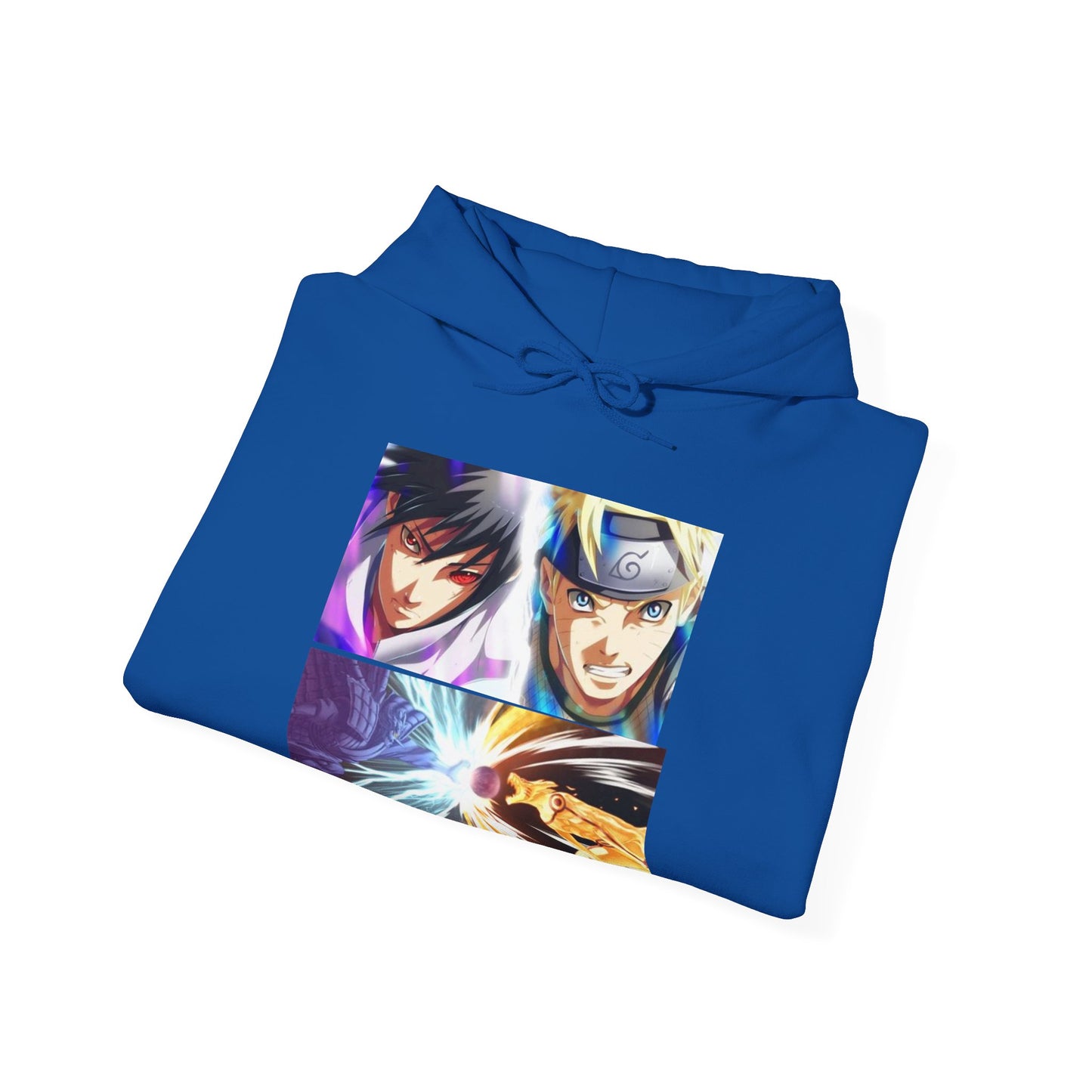 Naruto Shipuden Epic Battle Naurto Vs Sasuke Unisex Hooded Sweatshirt