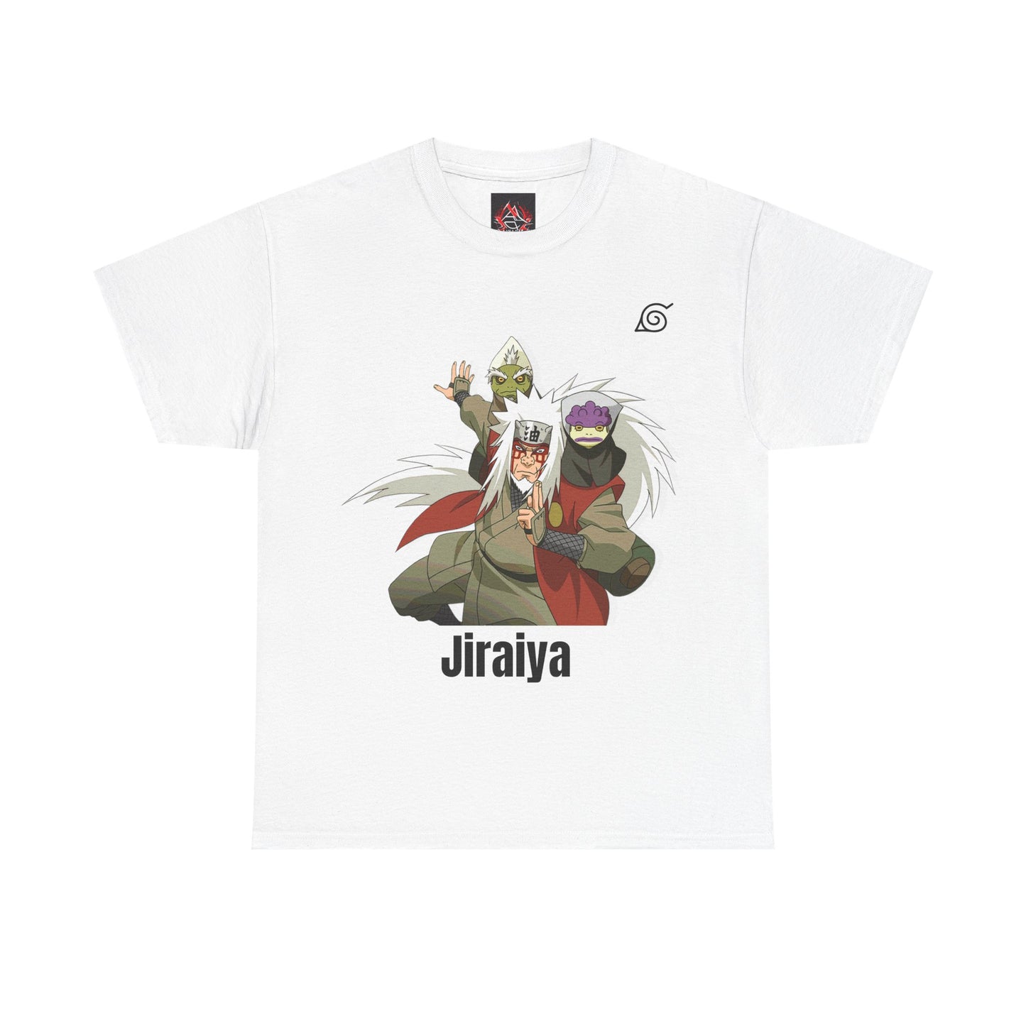 Naruto Shippuden - The Hidden Leaf's Jiraiya Sage Mode White Unisex Heavy Cotton TShirt
