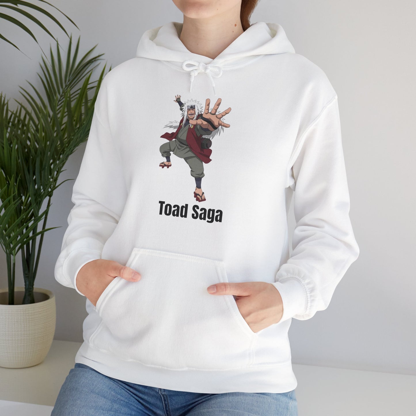 Naruto Shippuden - Jiraiya Toad Saga White Unisex Hoodie