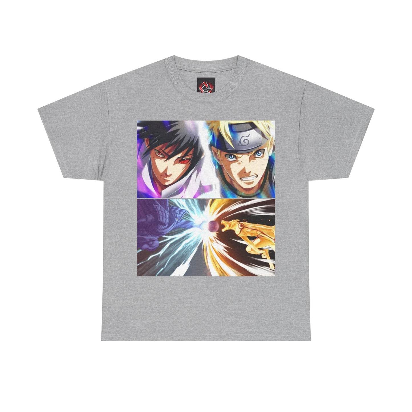 Naruto Shipuden Epic Battle Naurto Vs Sasuke Unisex Heavy Cotton TShirt