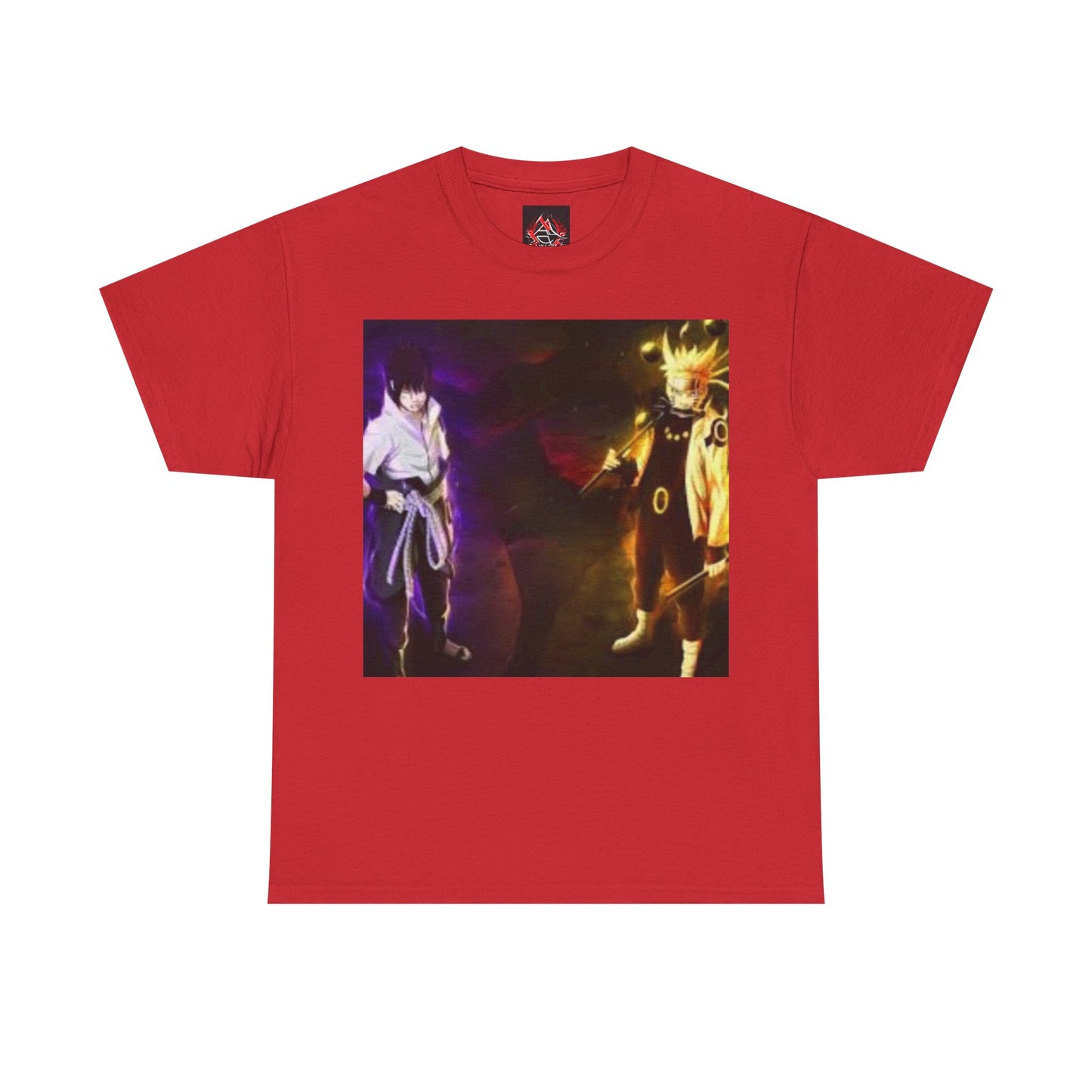 Naruto Shippuden - Naruto & Sasuke Full Power Unisex Heavy Cotton T-Shirt