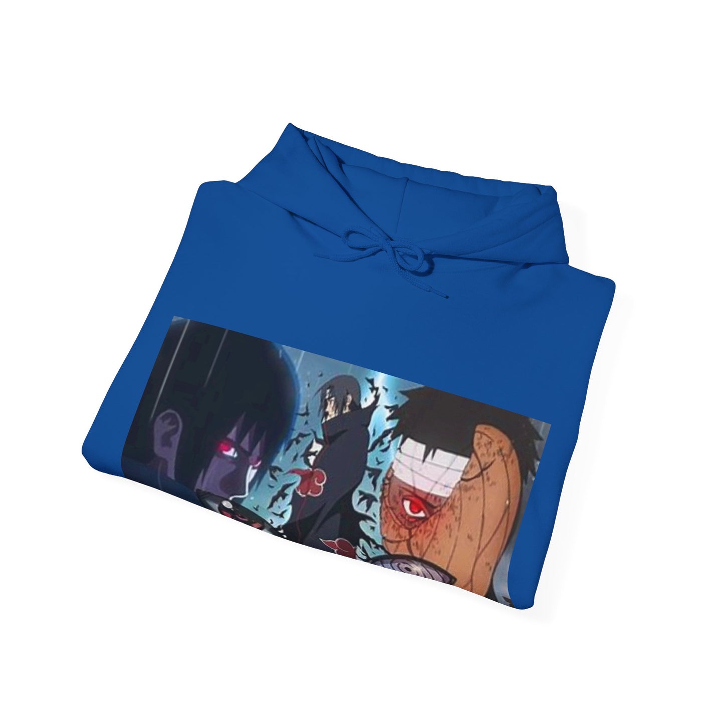 Naruto - Itchia and Sasuke with Obito Uchiha - Unisex Heavy Cotton Unisex Hooded Sweatshirt