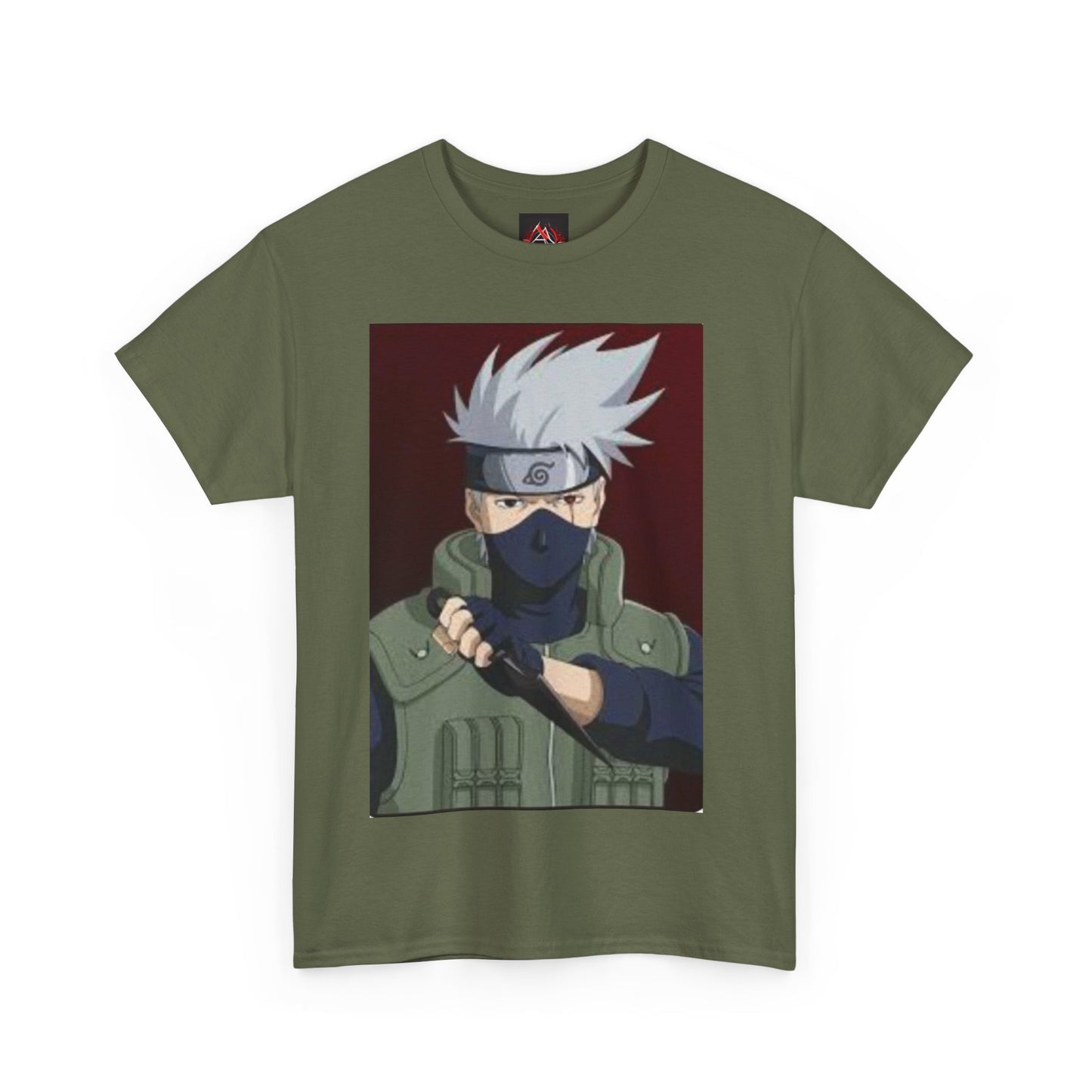 Naruto - Kakashi with Kunai Unisex Heavy Cotton T-Shirt