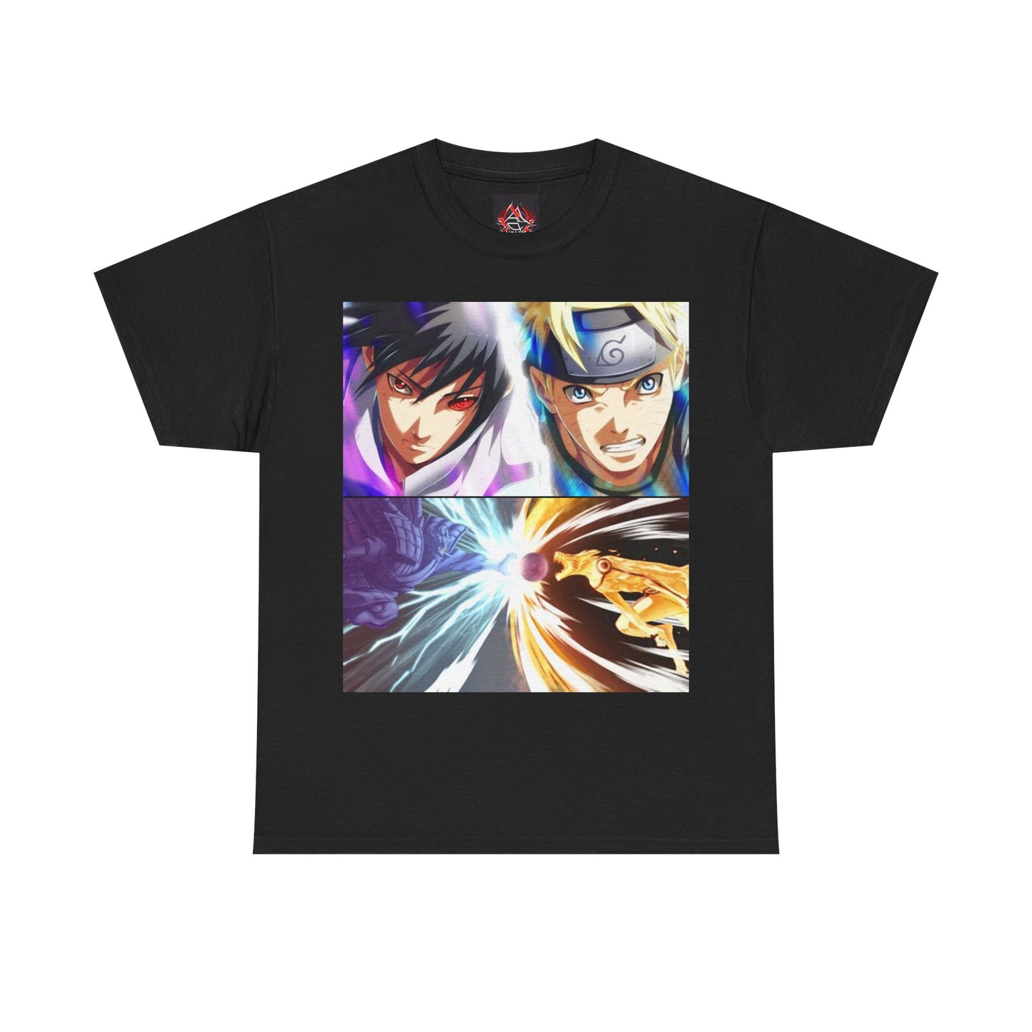 Naruto Shipuden Epic Battle Naurto Vs Sasuke Unisex Heavy Cotton TShirt