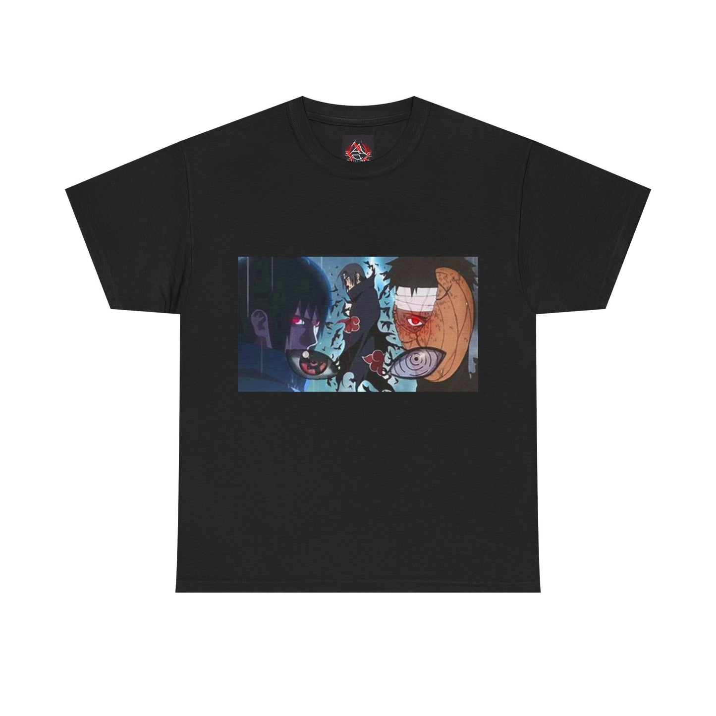Naruto - Itchia and Sasuke with Obito Uchiha - Unisex Heavy Cotton Unisex Heavy Cotton TShirt