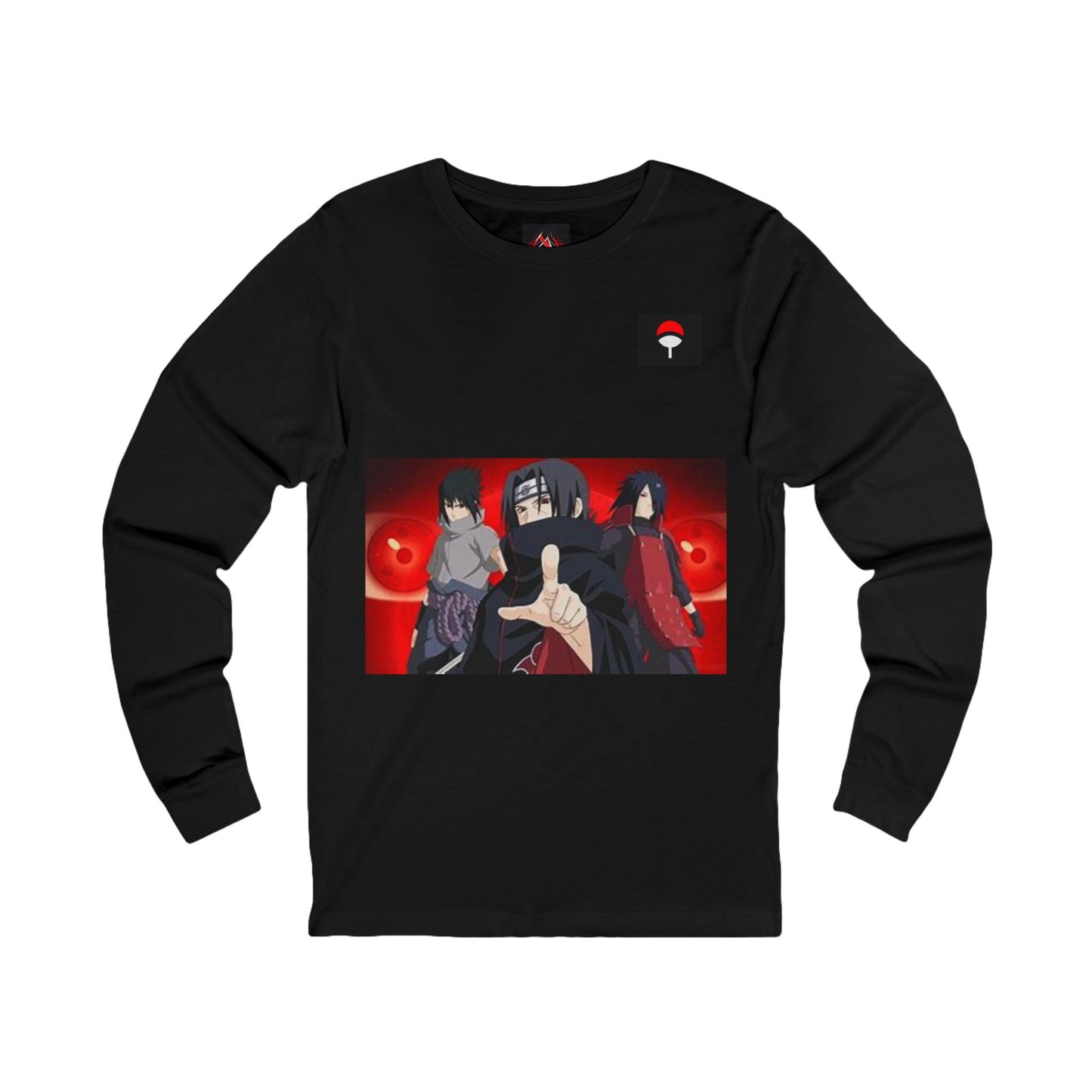 Naruto - Sasuke , itchia & Madara Uchiha from the Uchiha Clan Unisex Long Sleeve TShirt