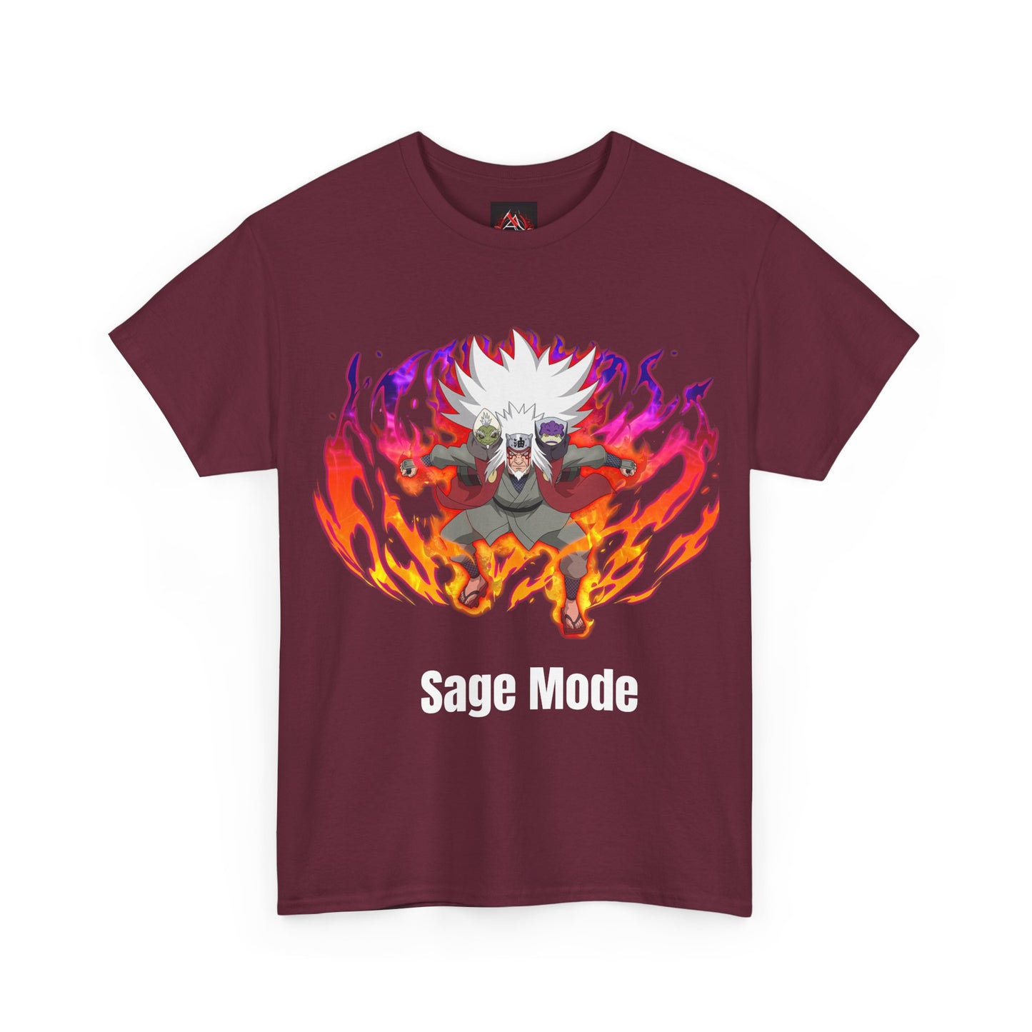 Naruto Shipuden - Sage Mode Jiraiya Multiple Colours Unisex Heavy Cotton T-Shirt