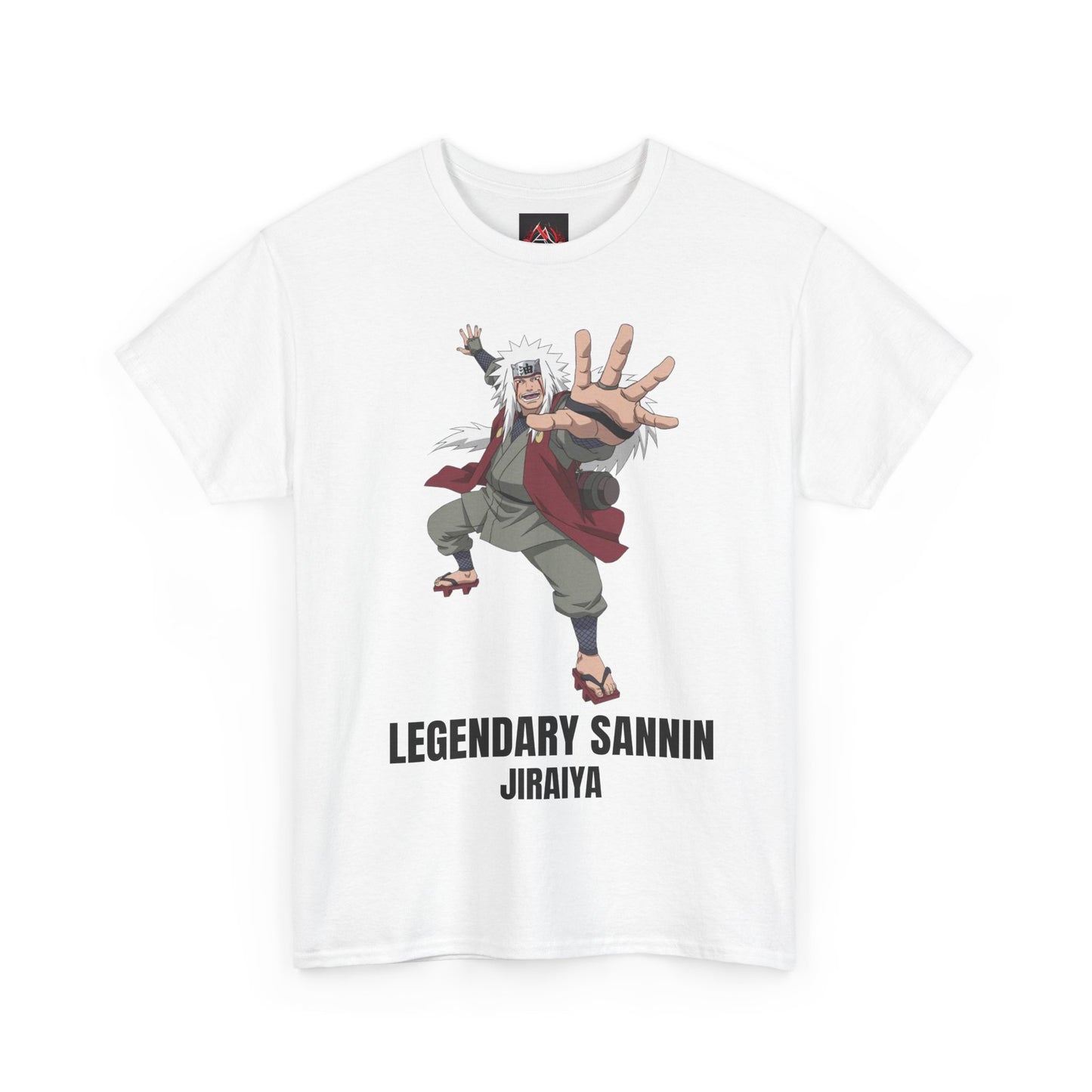 Naruto Shipuden - Legendary Sannin Jiraiya Unisex Heavy Cotton T-Shirt – Fan Apparel for Anime Lovers