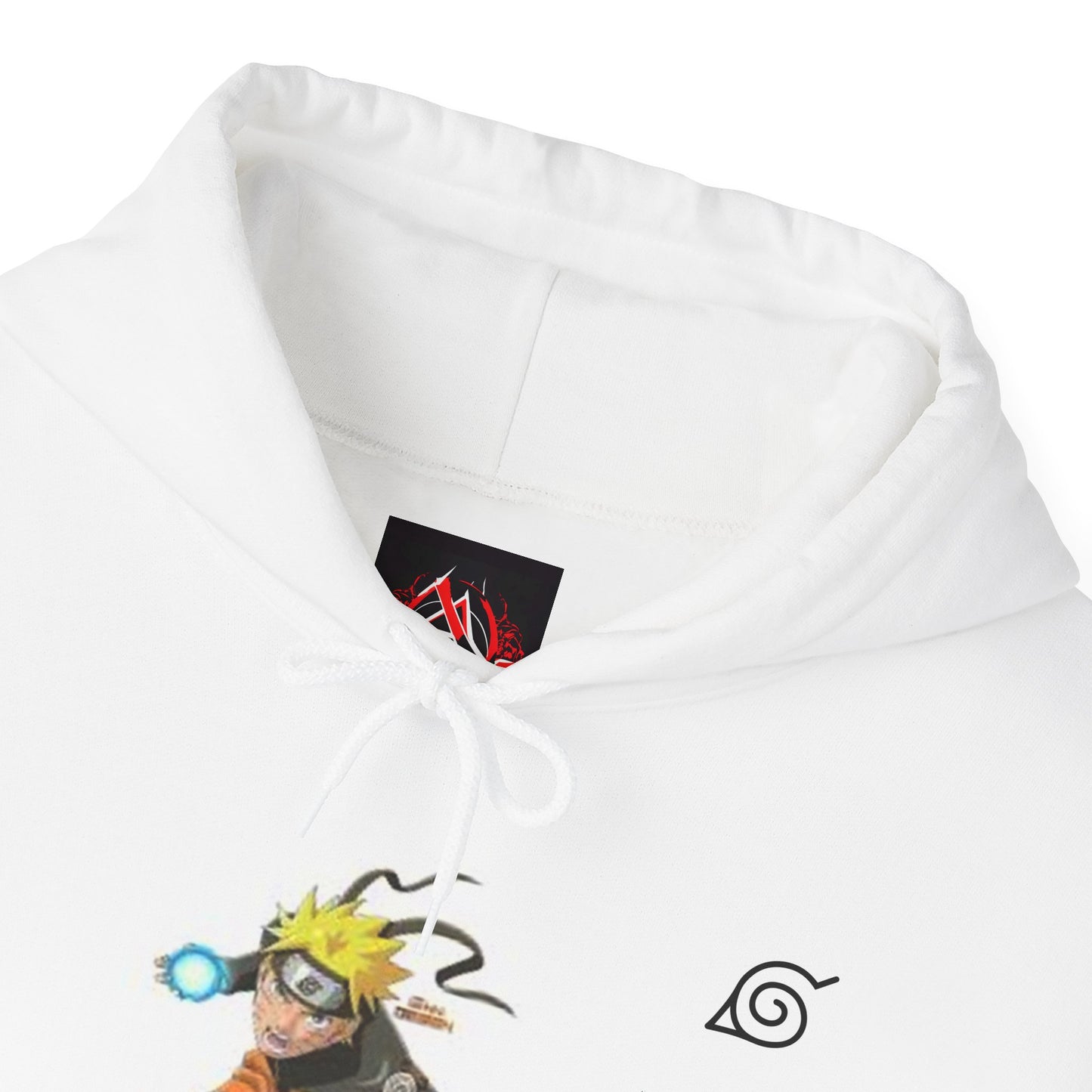 Naruto Shippuden - Naruto's Hidden Leaf Hoodie With Rasengan - Unisex Hooded Sweatshirt