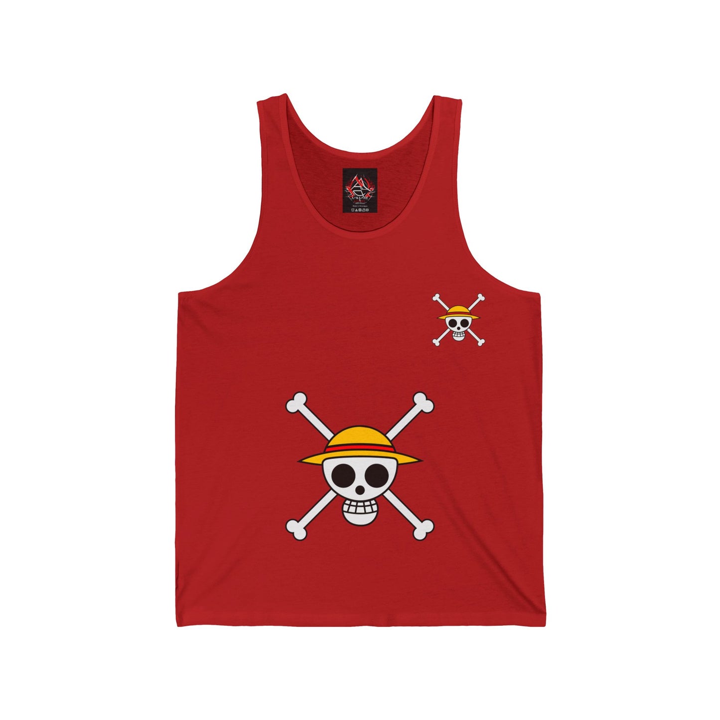 One Piece - Straw Hat Pirate Unisex Jersey Tank ( Vest )
