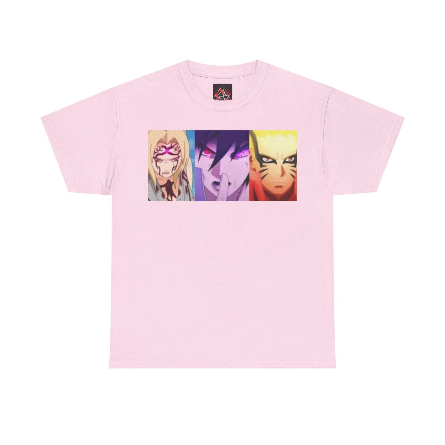 Naruto Shippuden - Naruto Sasuke and Lady Tsunade Full Power Unisex Heavy Cotton T-Shirt