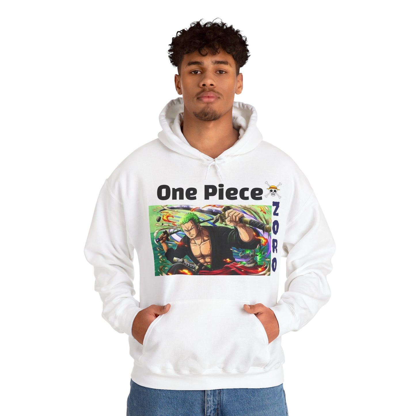 One Piece Zoro Hoodie - Unisex Heavy Blend Sweatshirt