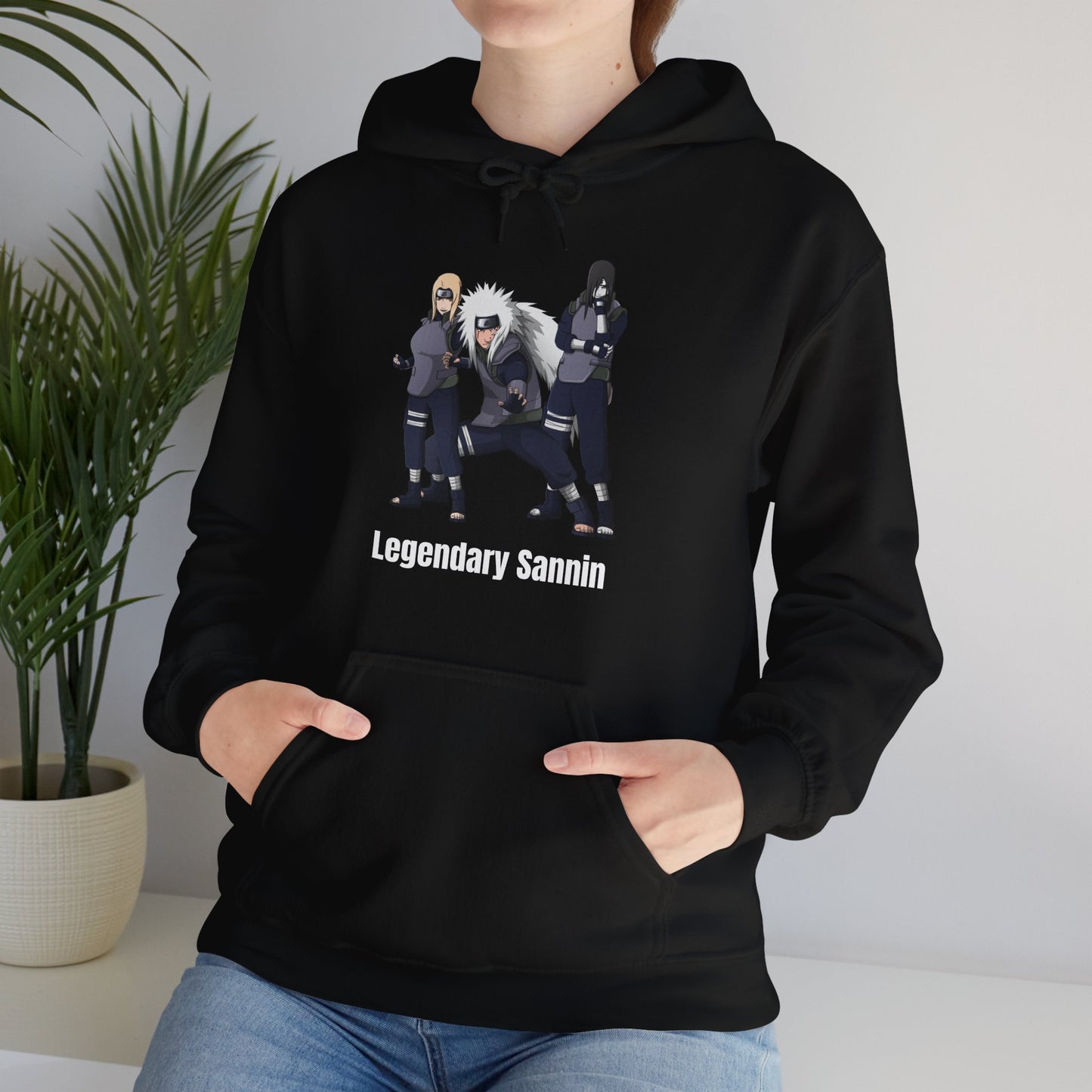 Naruto -Legendary Sannin White Unisex Hoodie