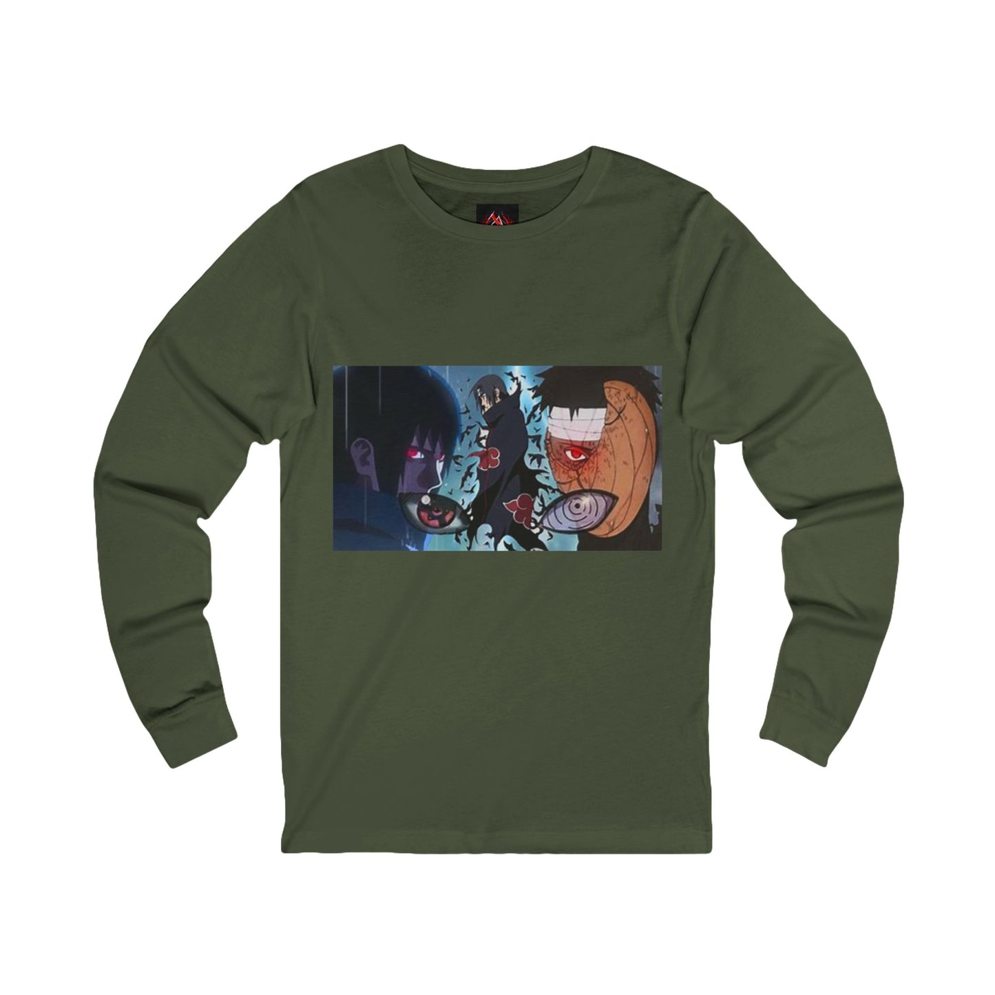Naruto - Itchia and Sasuke with Obito Uchiha - Unisex Long Sleeve TShirt