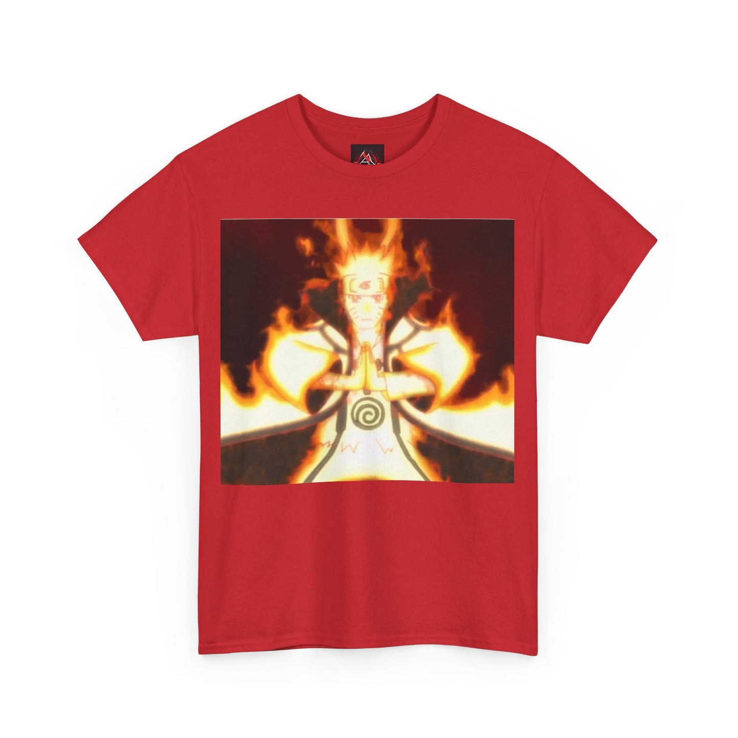 Naruto Shippuden - Naruto Full Power Handsign Unisex Heavy Cotton T-Shirt