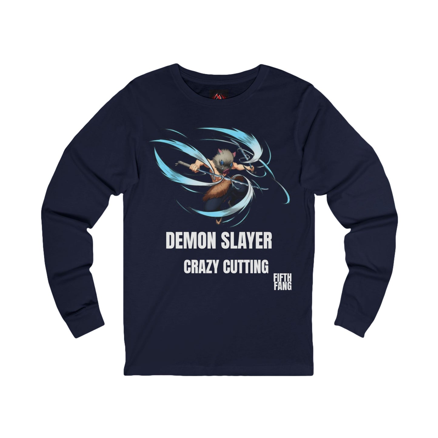 Demon Slayer Inosuke Crazy Cutting Long Sleeve T-Shirt