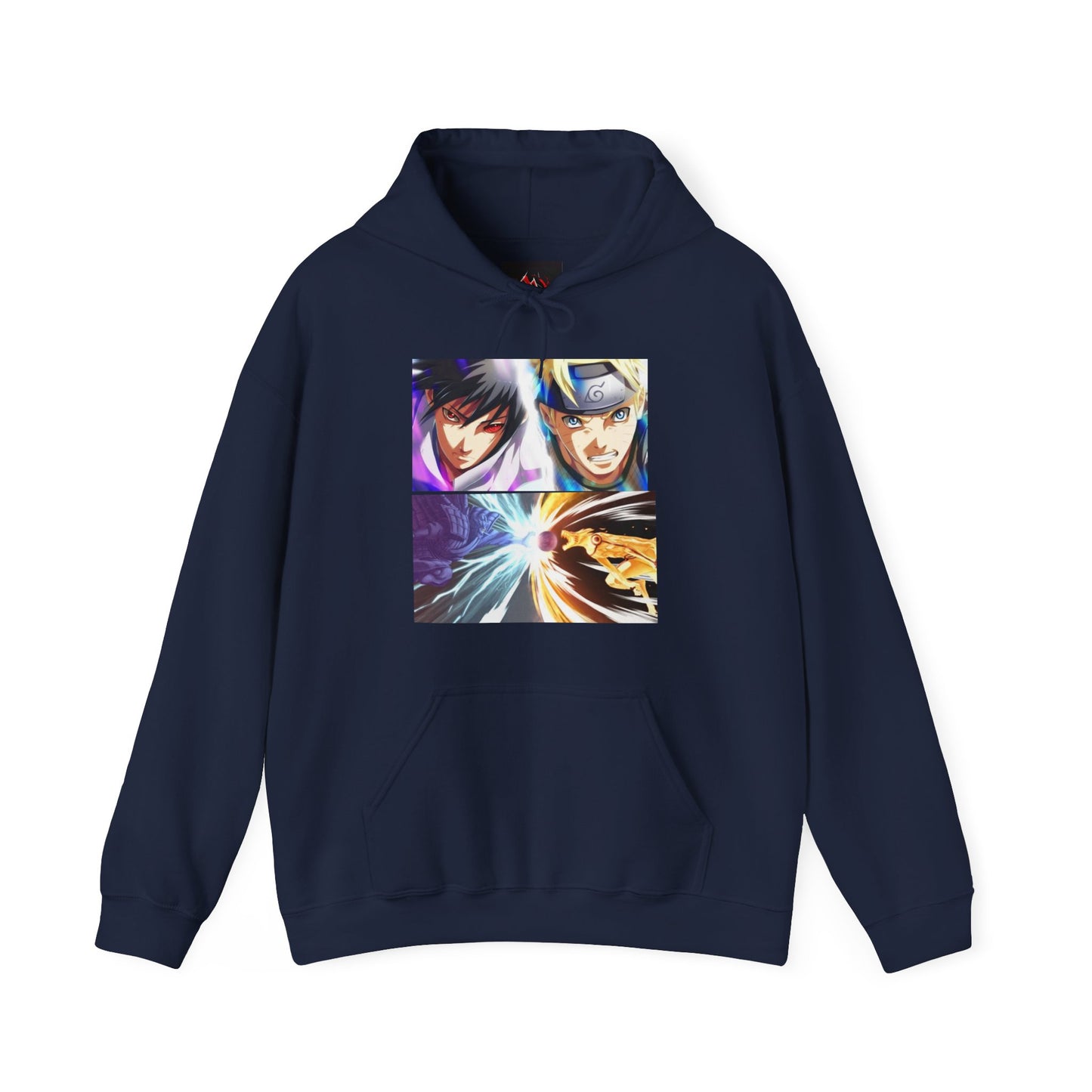 Naruto Shipuden Epic Battle Naurto Vs Sasuke Unisex Hooded Sweatshirt