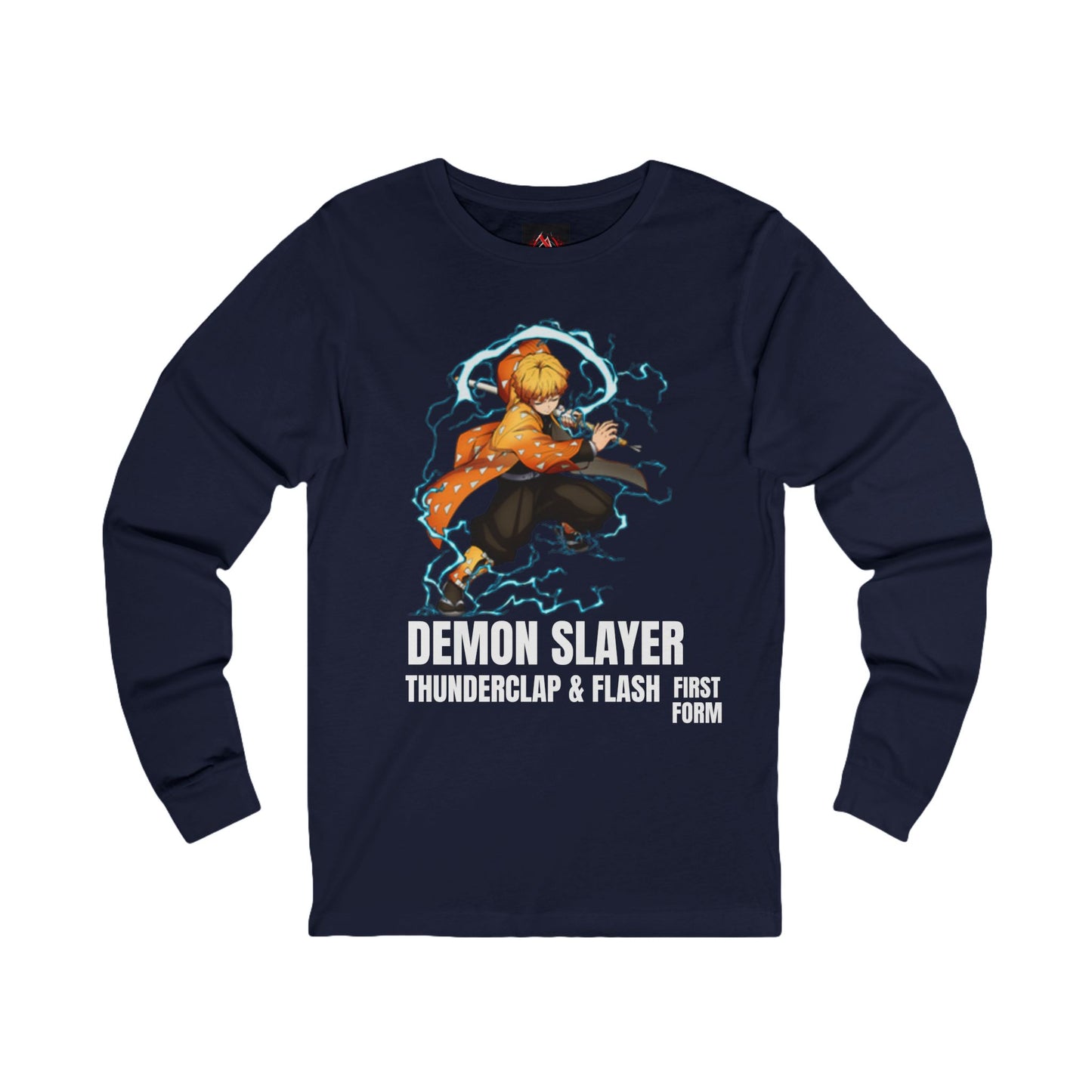 Demon Slayer - Zenitsu Using Thunderclap & Flash Long Sleeve T-Shirt