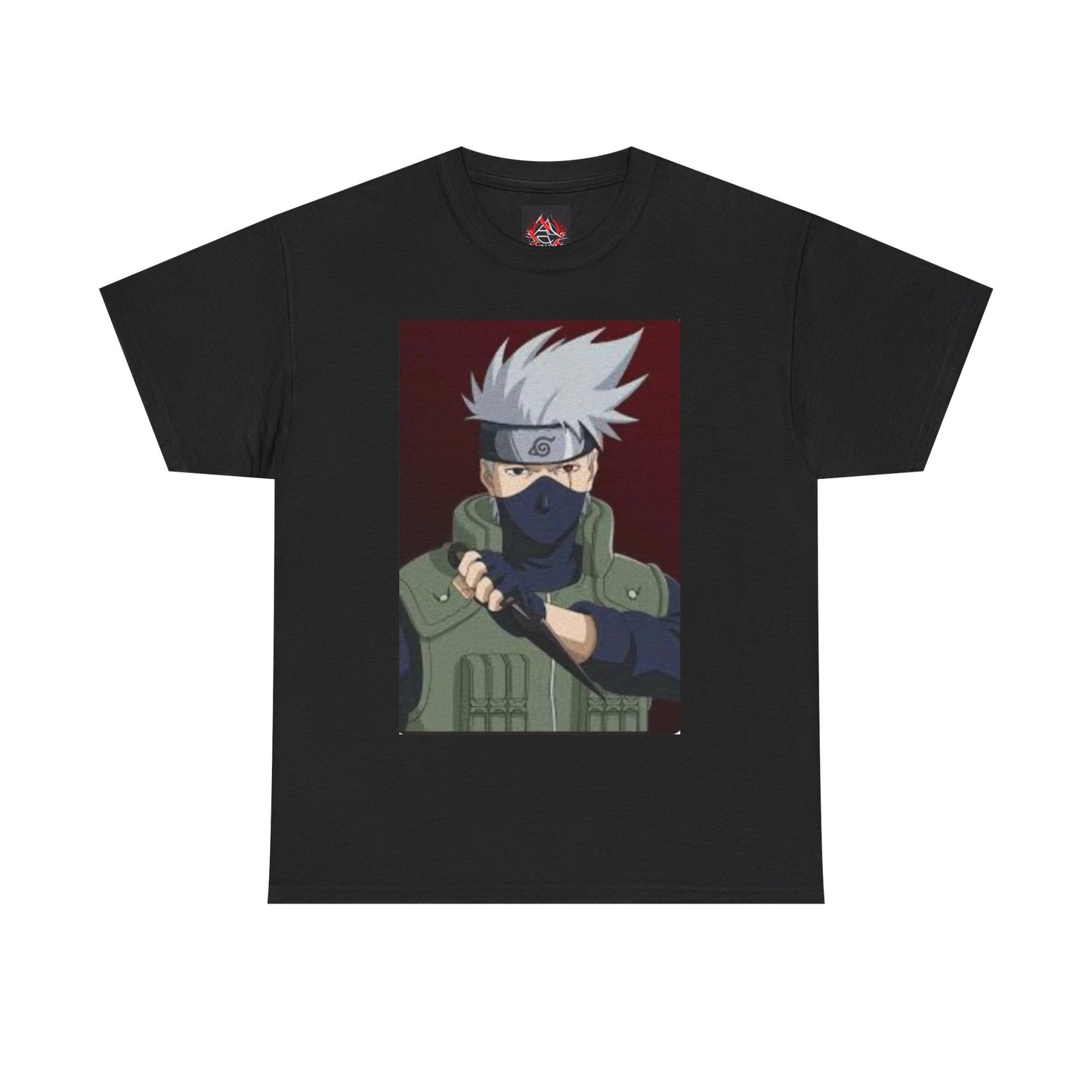 Naruto - Kakashi with Kunai Unisex Heavy Cotton T-Shirt