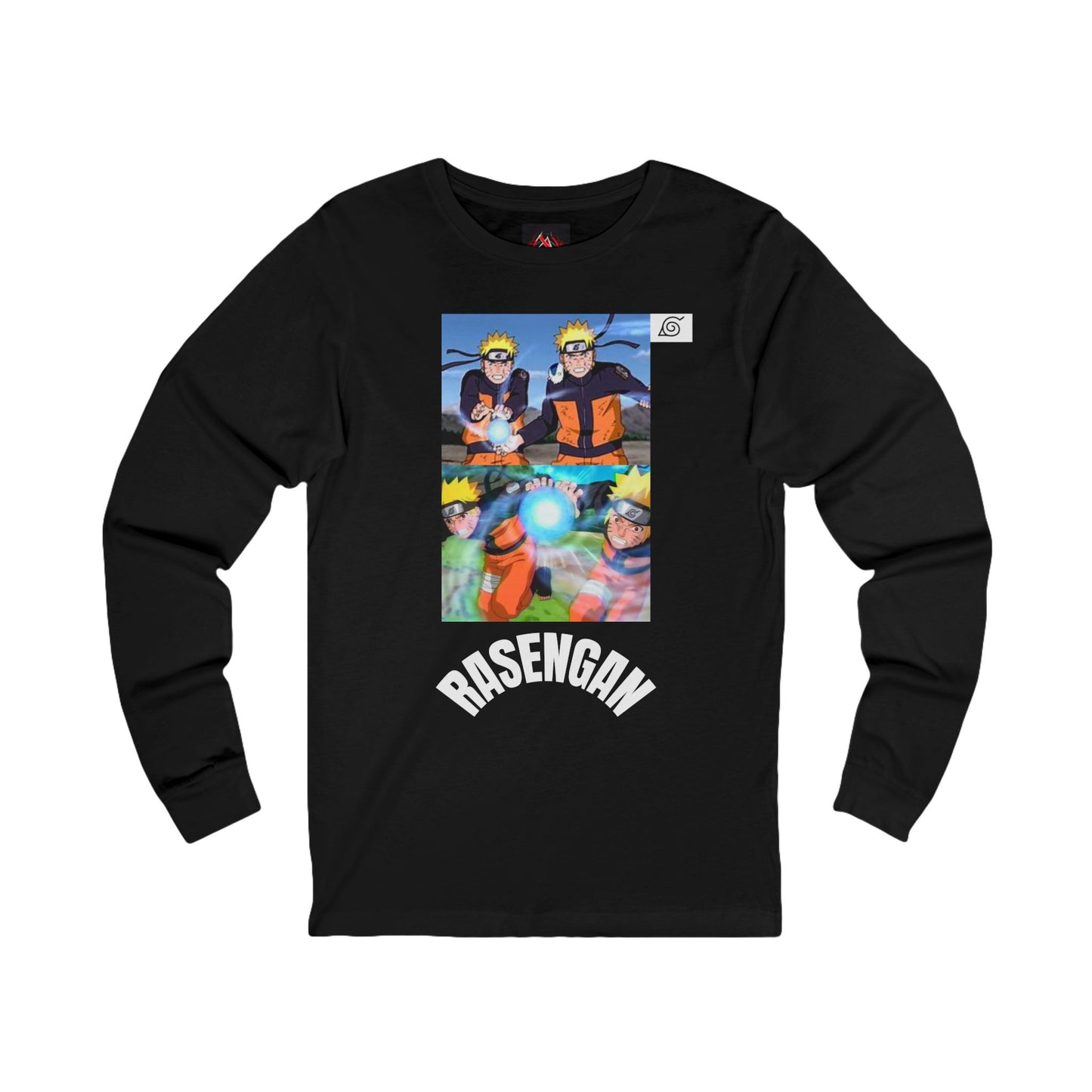Naruto Shippuden Shadow Clone Jutsu With Rasengan Unisex Long Sleeve T-Shirt Multiple Colours - Perfect for Anime Fans