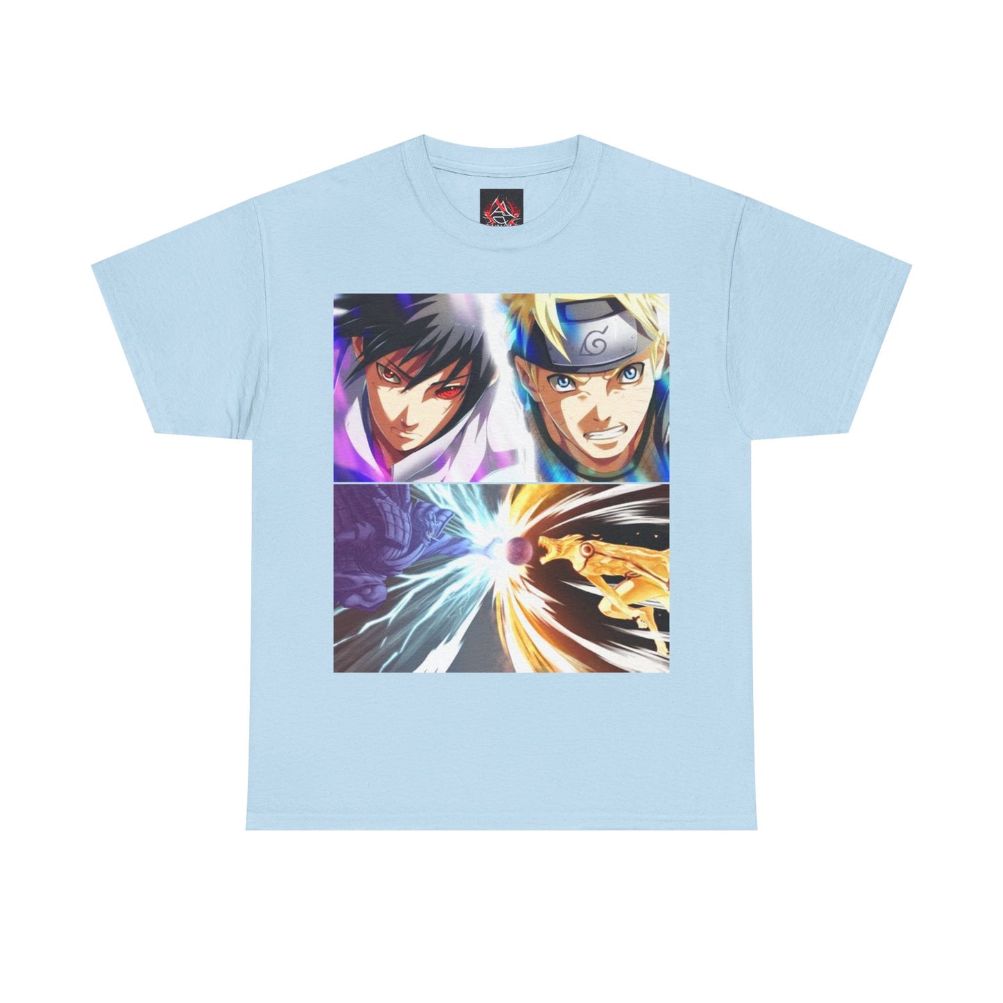 Naruto Shipuden Epic Battle Naurto Vs Sasuke Unisex Heavy Cotton TShirt