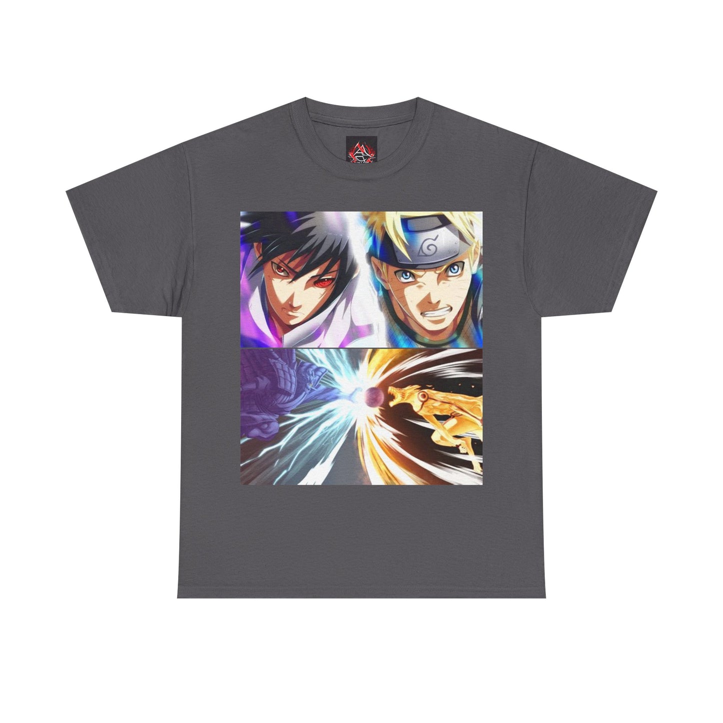 Naruto Shipuden Epic Battle Naurto Vs Sasuke Unisex Heavy Cotton TShirt