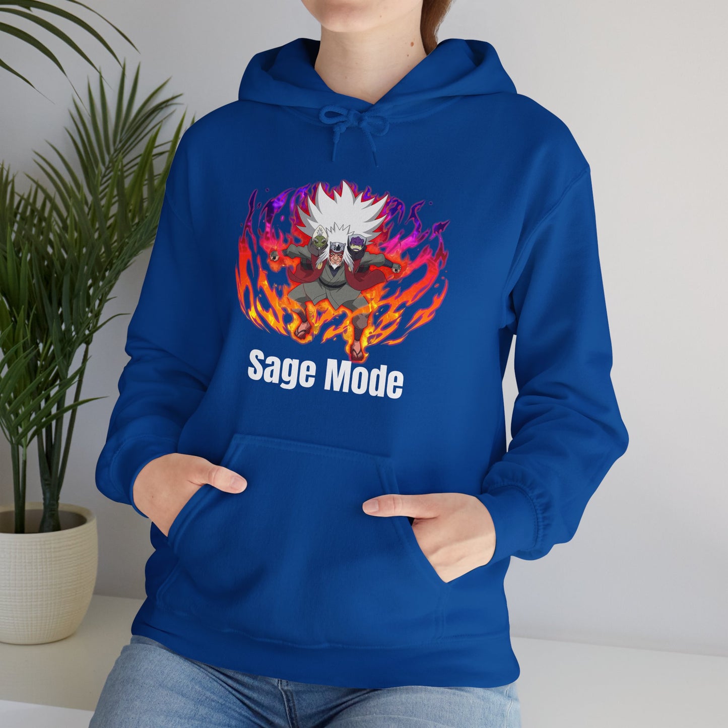 Naruto Shippuden - Powered Up Sage Mode Jiraiya Multiple Colours Unisex Hoodie