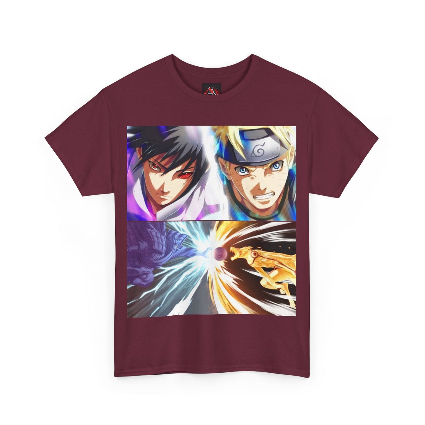 Naruto Shipuden Epic Battle Naurto Vs Sasuke Unisex Heavy Cotton TShirt
