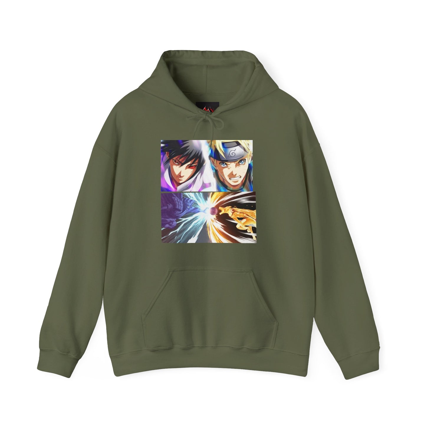 Naruto Shipuden Epic Battle Naurto Vs Sasuke Unisex Hooded Sweatshirt