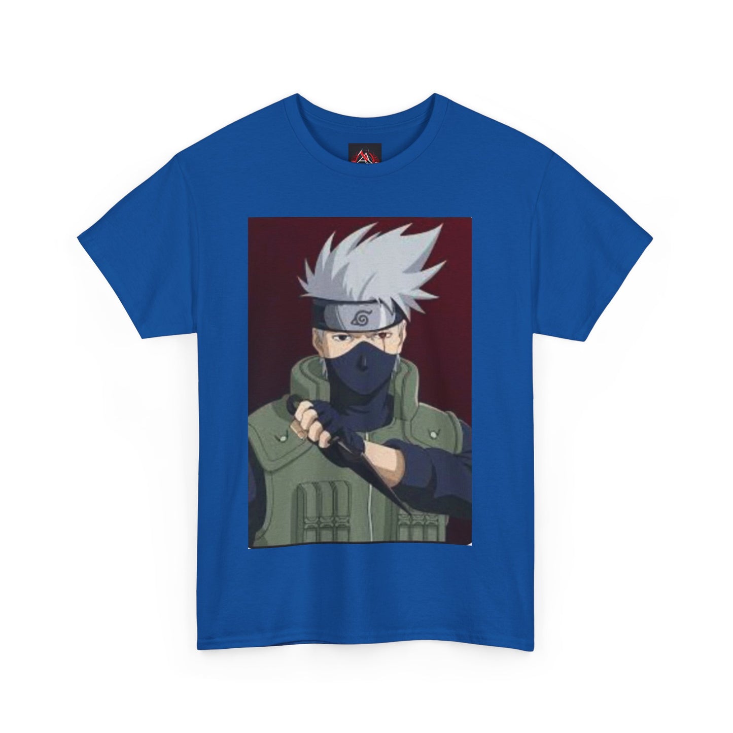 Naruto - Kakashi with Kunai Unisex Heavy Cotton T-Shirt