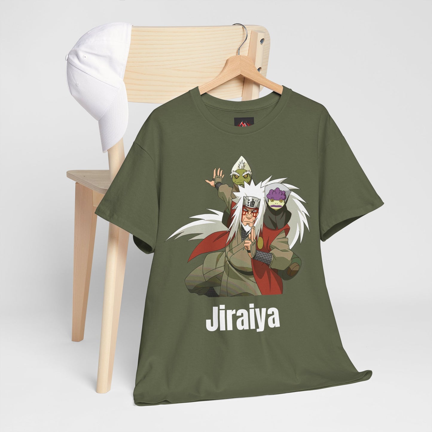 Naruto Shippuden - The Hidden Leaf's Jiraiya Sage Mode Multiple Colours Unisex Heavy Cotton T-Shirt