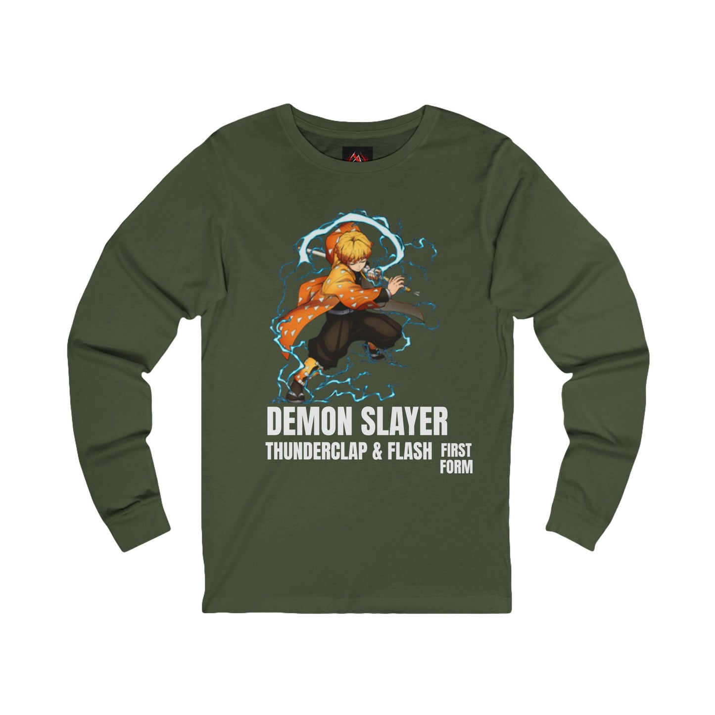Demon Slayer - Zenitsu Using Thunderclap & Flash Long Sleeve T-Shirt