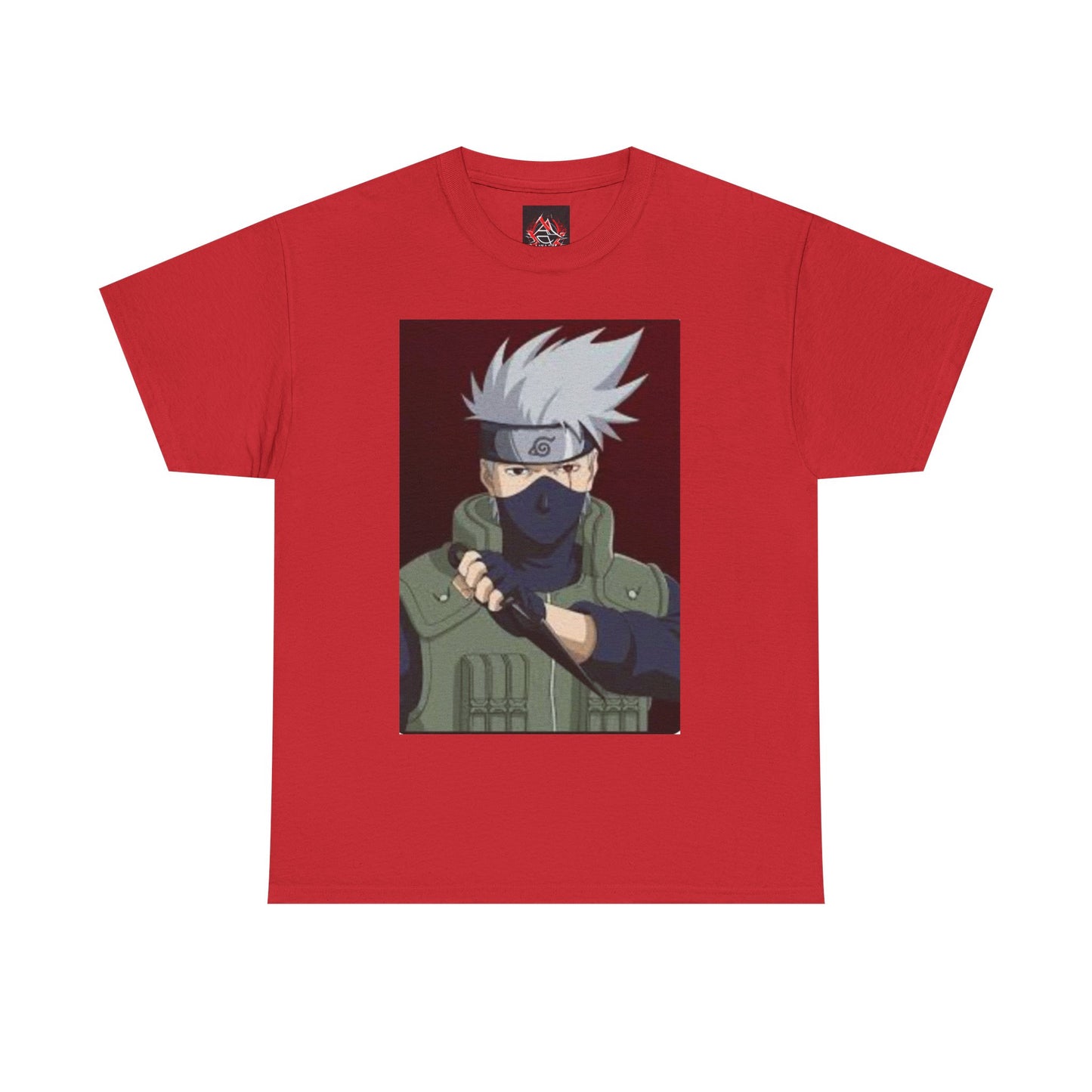 Naruto - Kakashi with Kunai Unisex Heavy Cotton T-Shirt