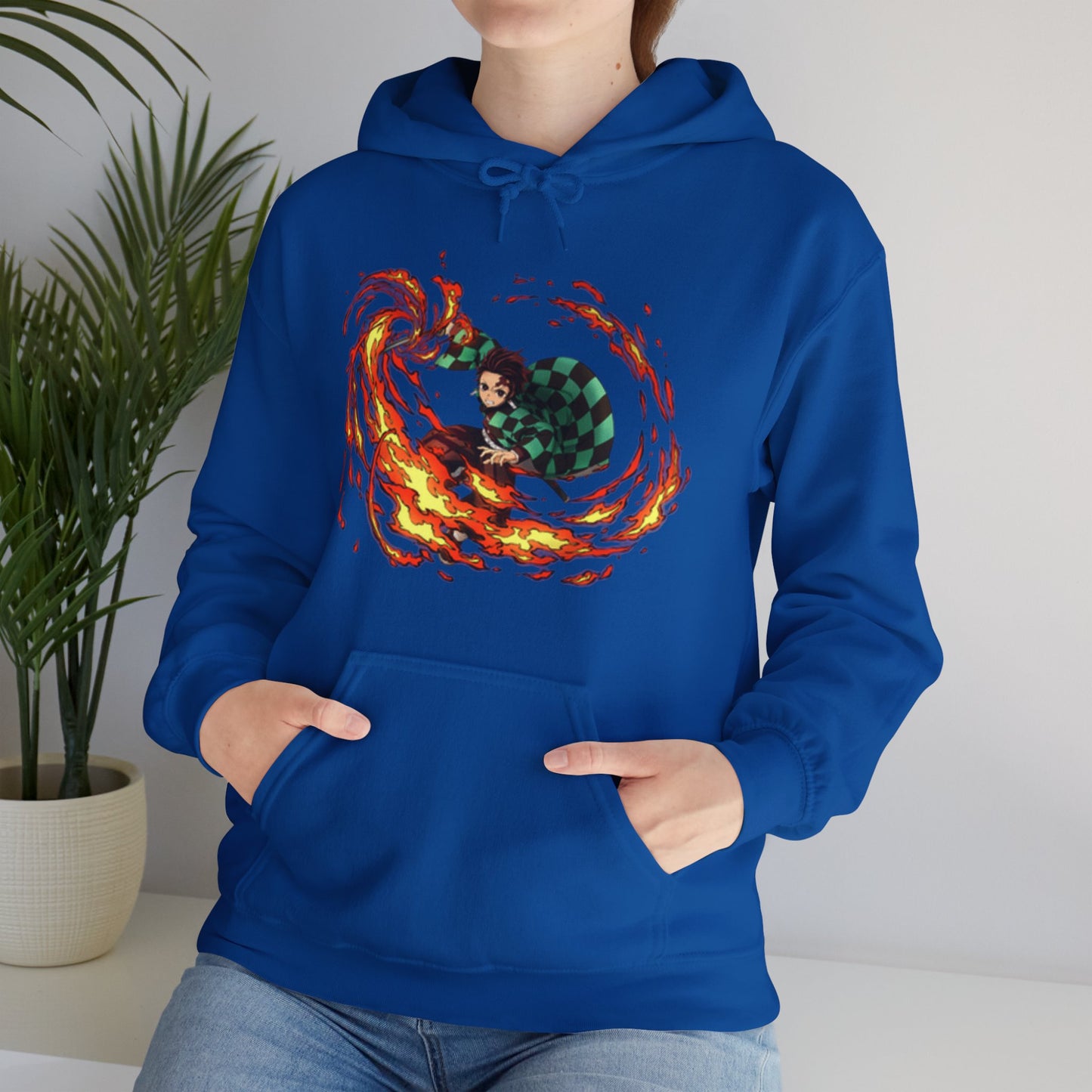 Demon Slayer - Tanjiro using Scorching Rising Sun Attack Unisex Multiple Heavy Blend