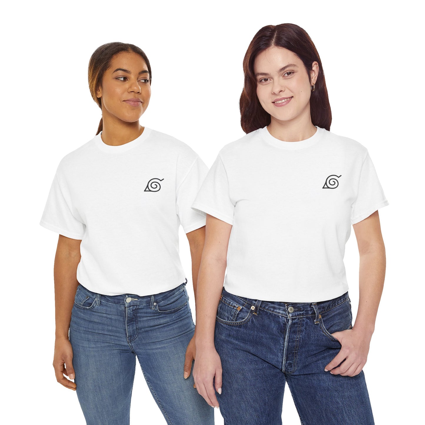 Naruto -Leaf Shinobi Village Hidden In The Leafs Unisex Heavy Cotton