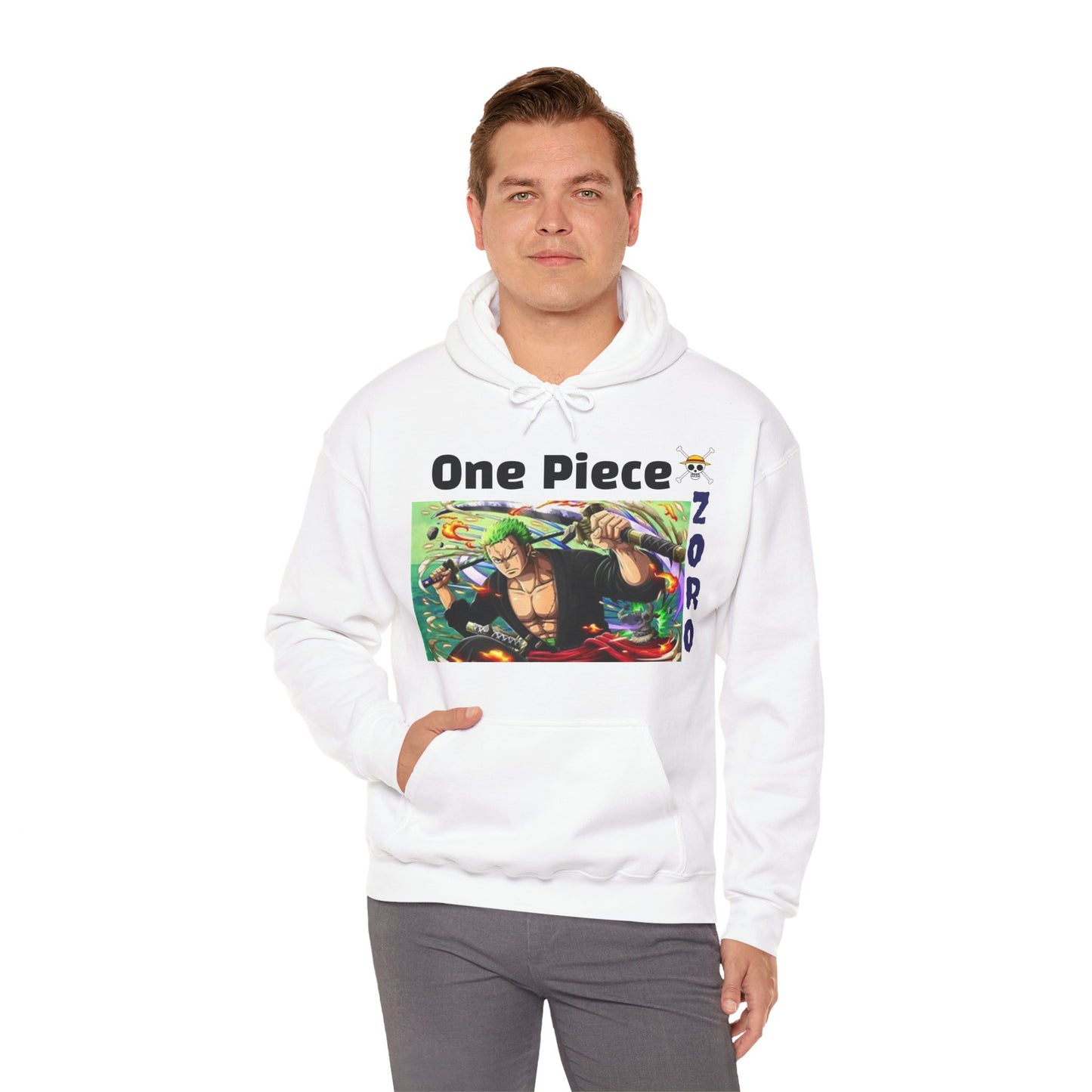 One Piece Zoro Hoodie - Unisex Heavy Blend Sweatshirt
