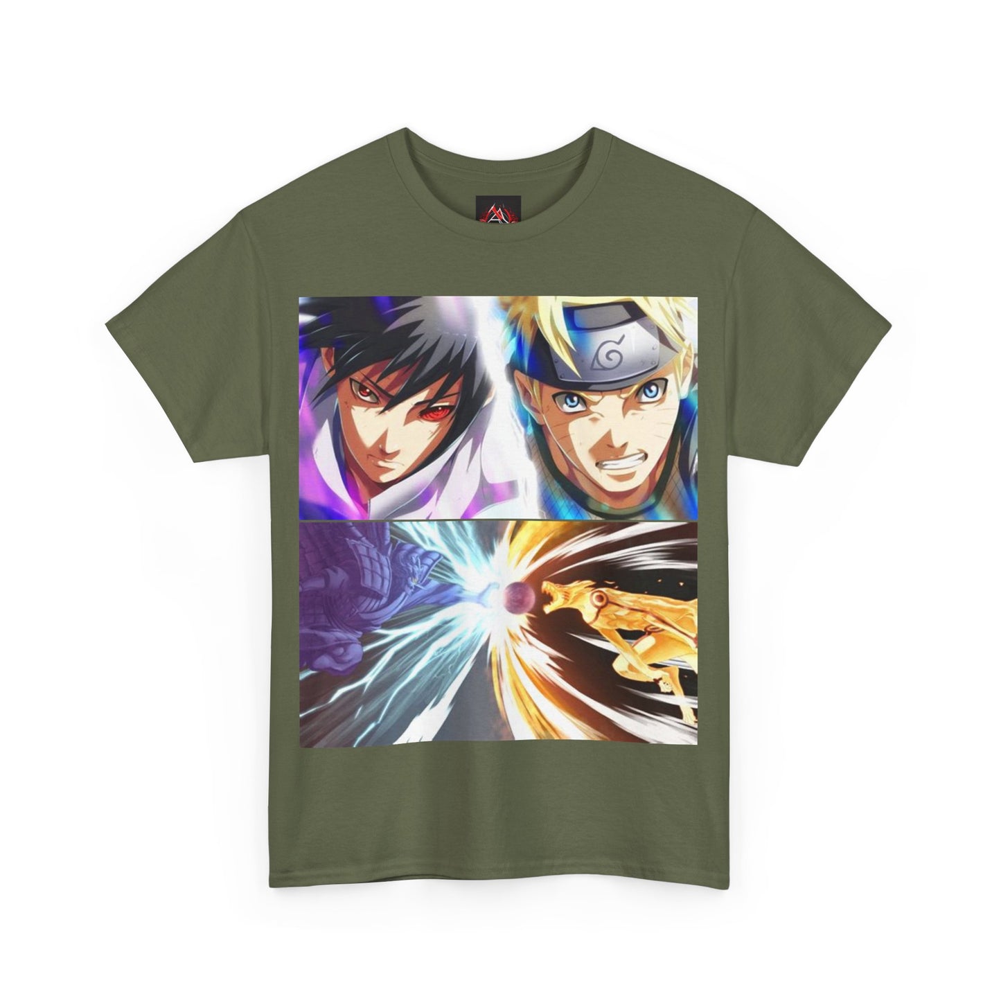 Naruto Shipuden Epic Battle Naurto Vs Sasuke Unisex Heavy Cotton TShirt