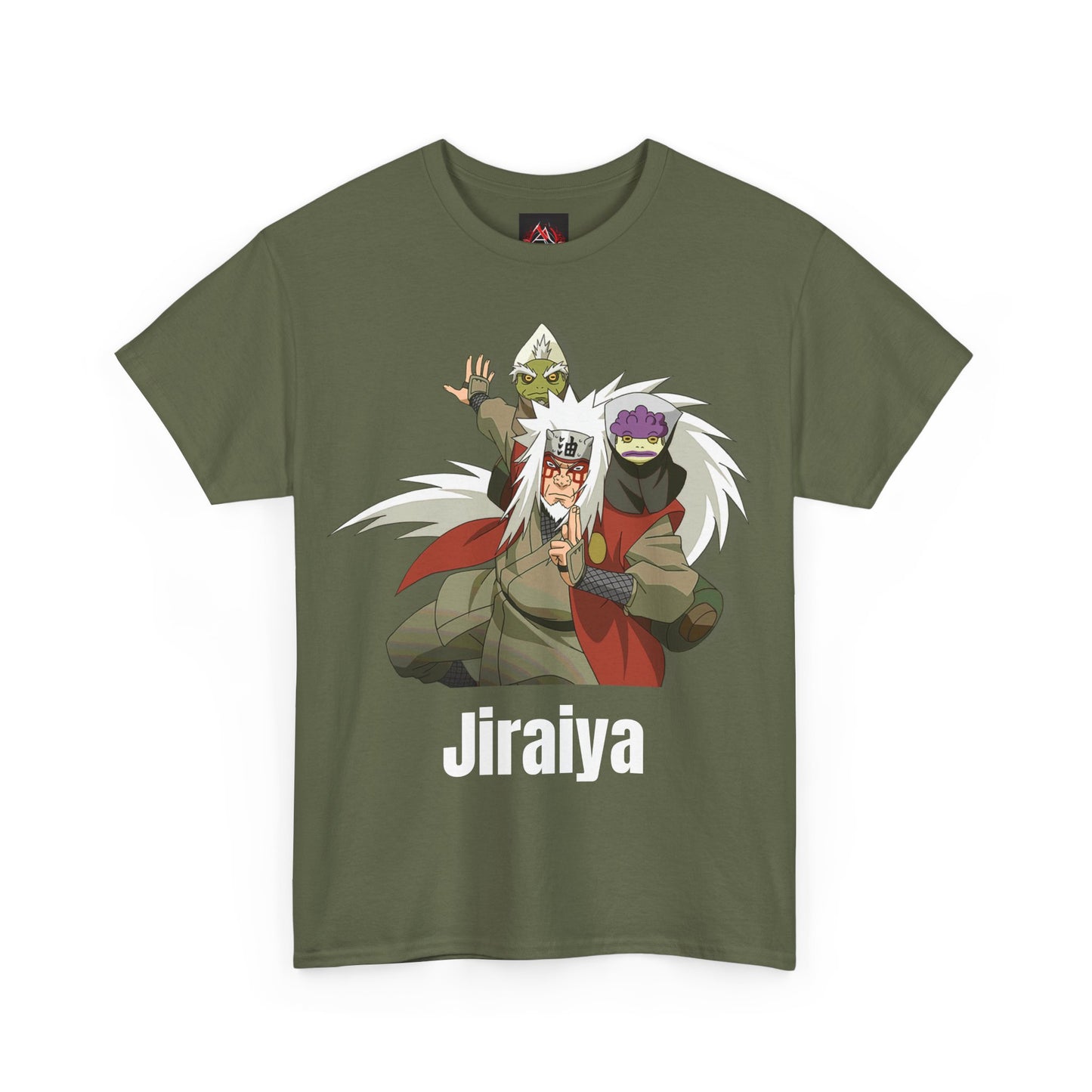 Naruto Shippuden - The Hidden Leaf's Jiraiya Sage Mode Multiple Colours Unisex Heavy Cotton T-Shirt