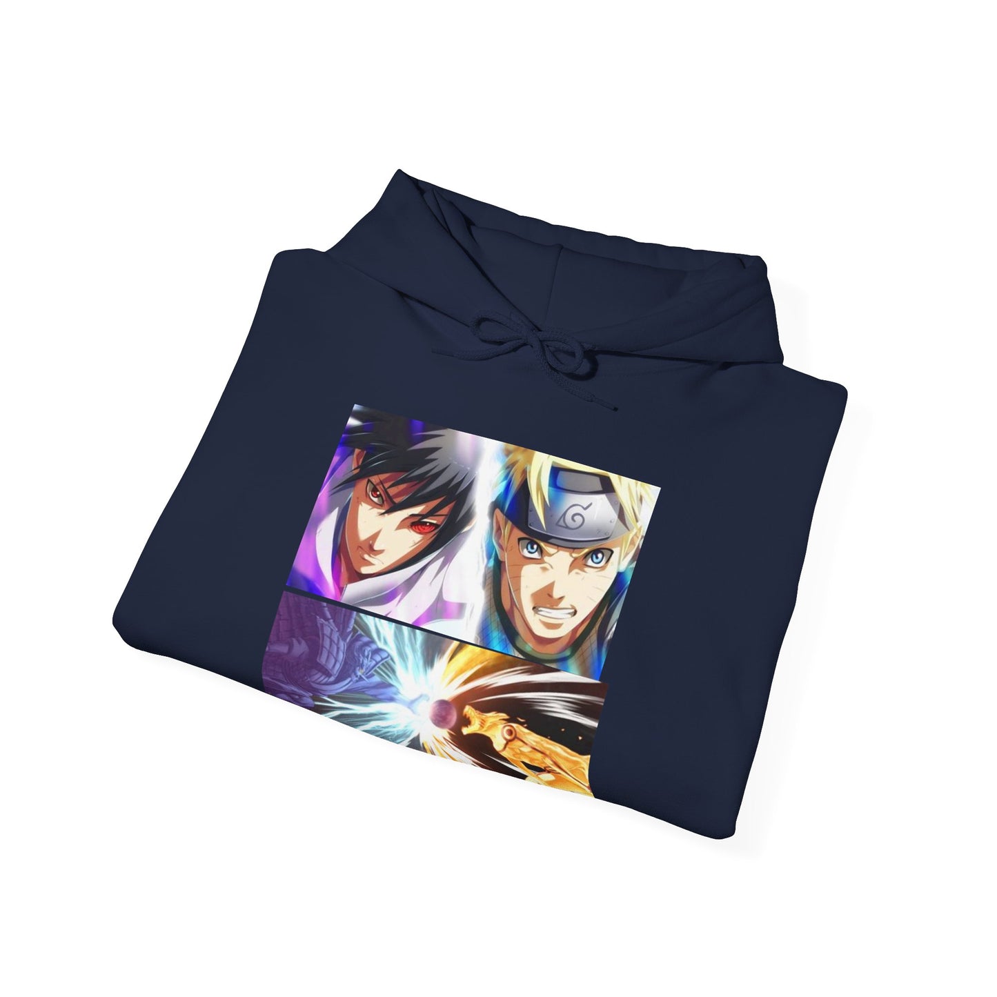 Naruto Shipuden Epic Battle Naurto Vs Sasuke Unisex Hooded Sweatshirt