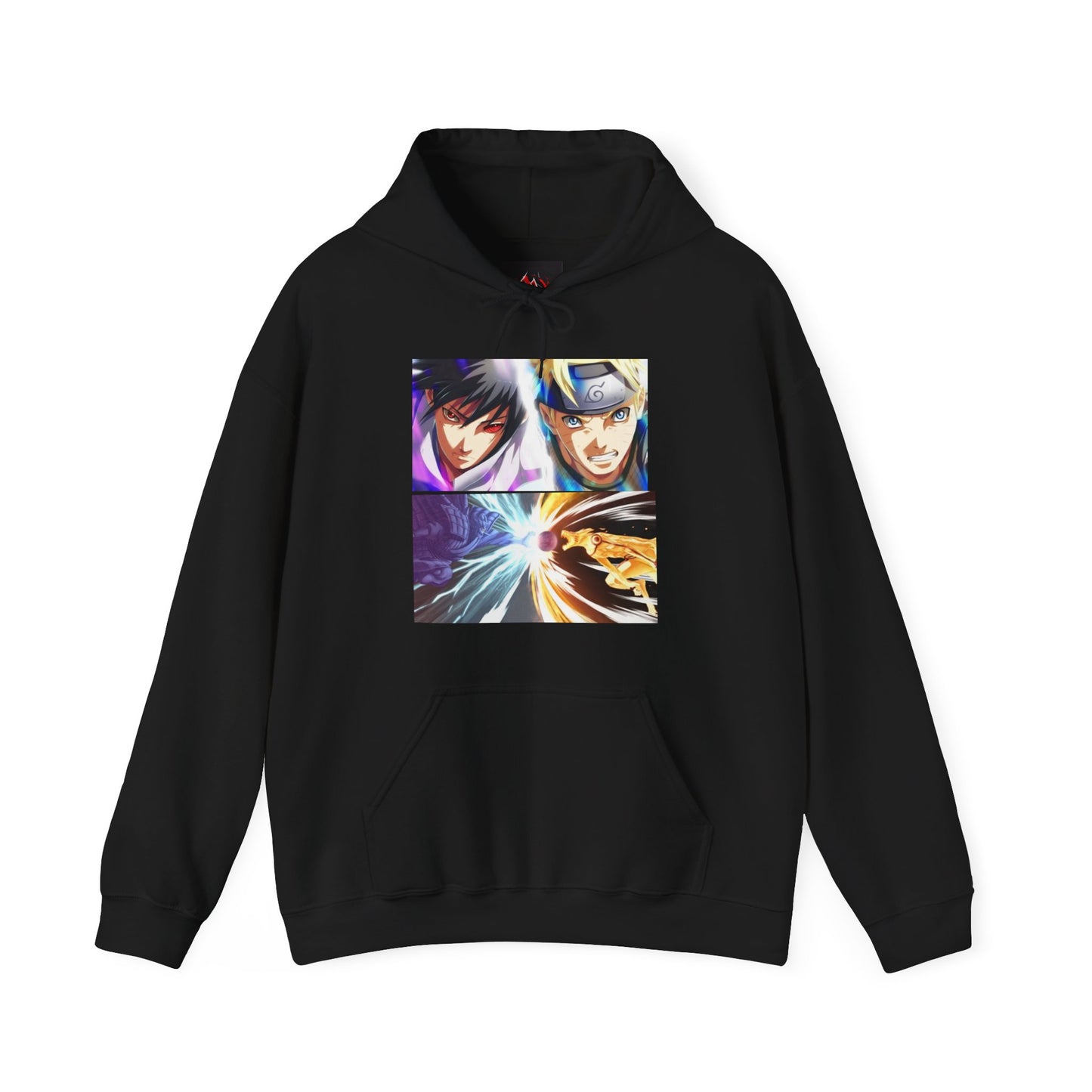 Naruto Shipuden Epic Battle Naurto Vs Sasuke Unisex Hooded Sweatshirt