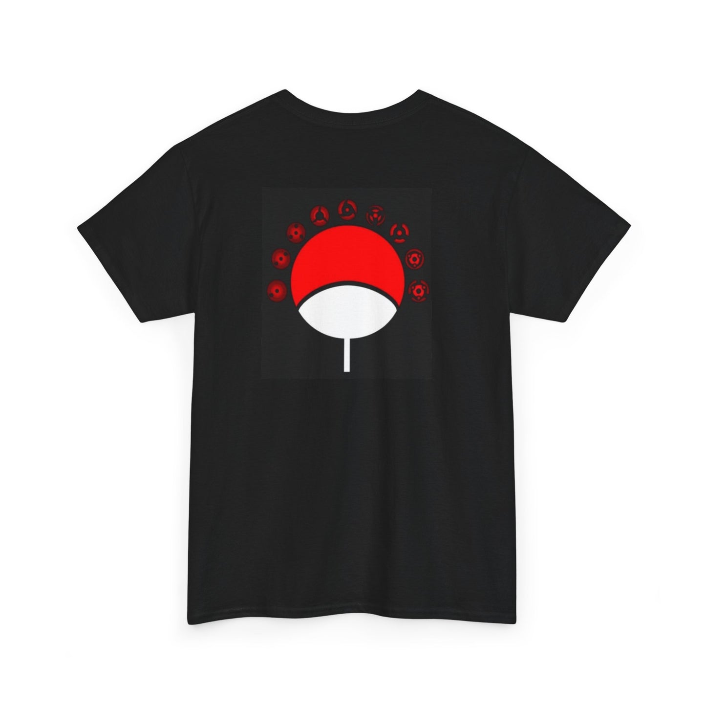 Naruto - Sasuke Uchiha with All Sharingan's Unisex Heavy Cotton T-shirt