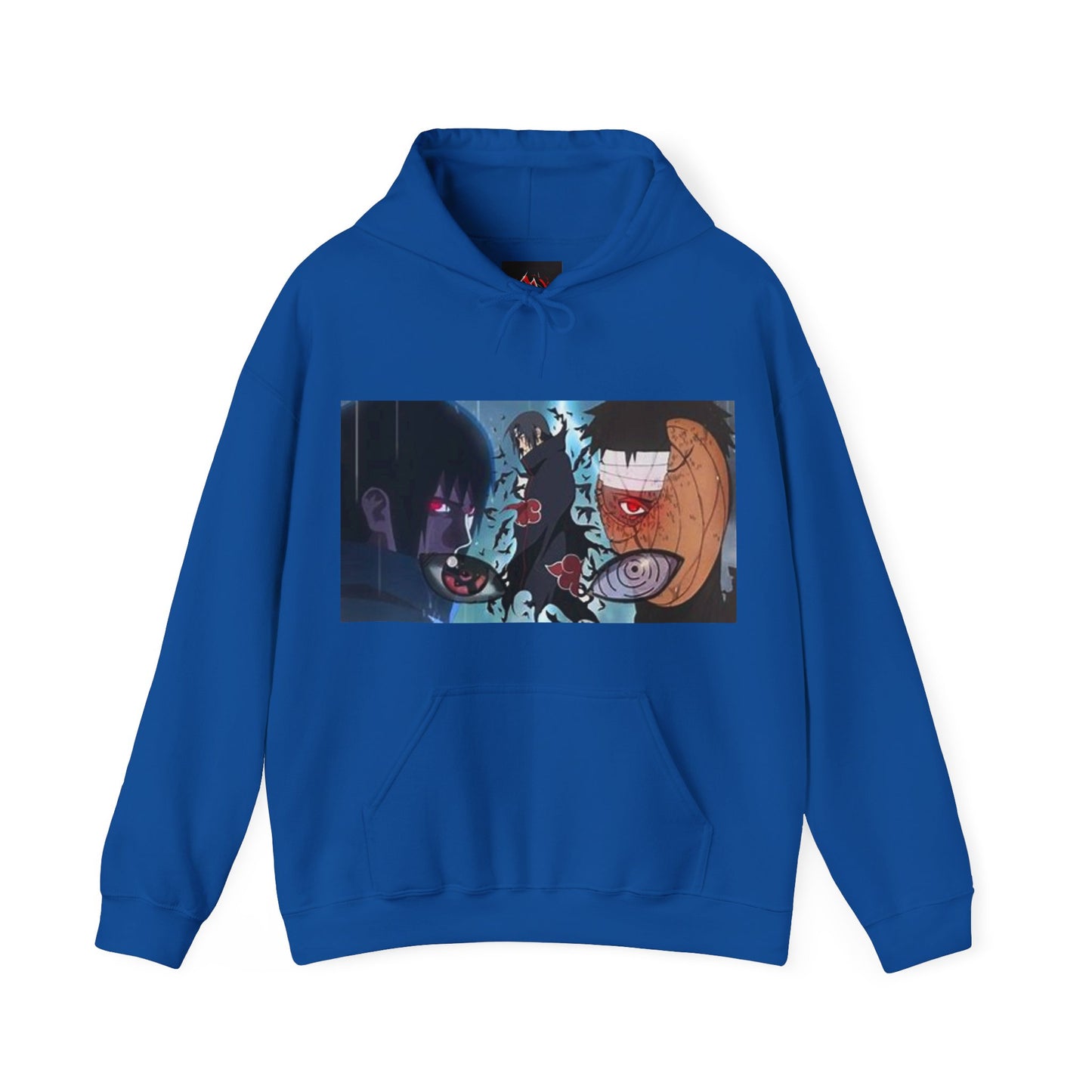 Naruto - Itchia and Sasuke with Obito Uchiha - Unisex Heavy Cotton Unisex Hooded Sweatshirt