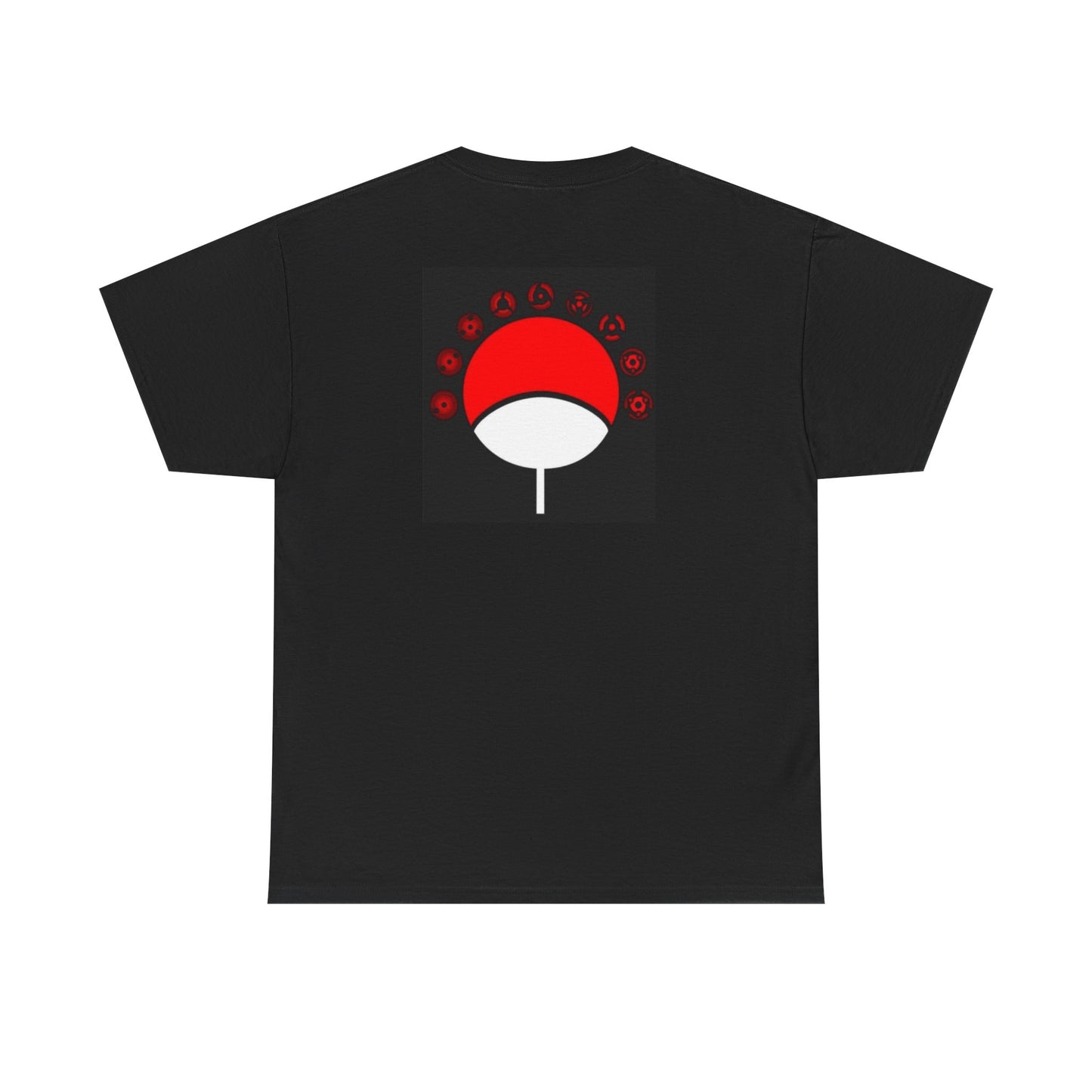 Naruto - Sasuke Uchiha with All Sharingan's Unisex Heavy Cotton T-shirt