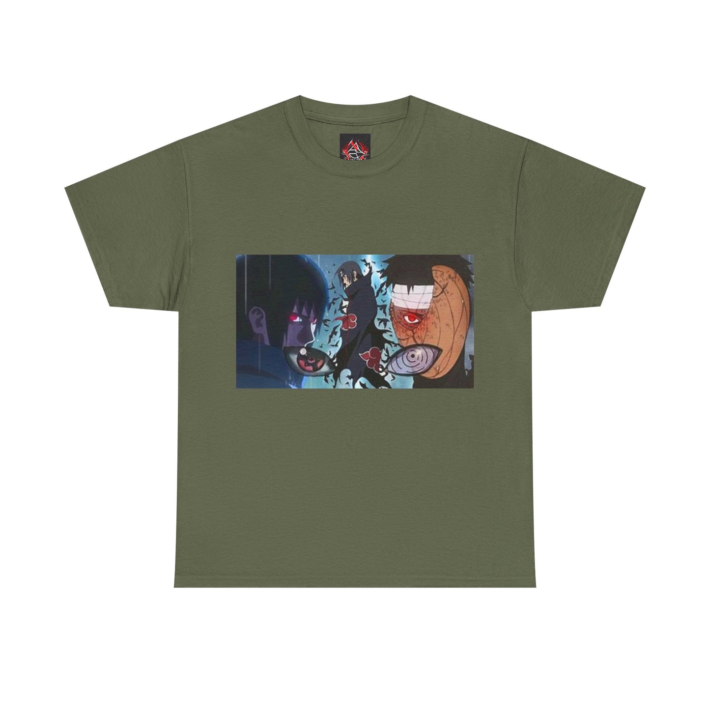 Naruto - Itchia and Sasuke with Obito Uchiha - Unisex Heavy Cotton Unisex Heavy Cotton TShirt