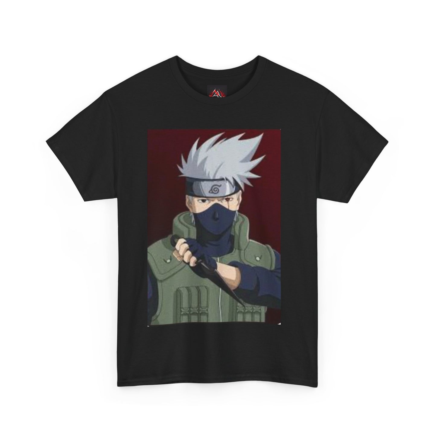 Naruto - Kakashi with Kunai Unisex Heavy Cotton T-Shirt
